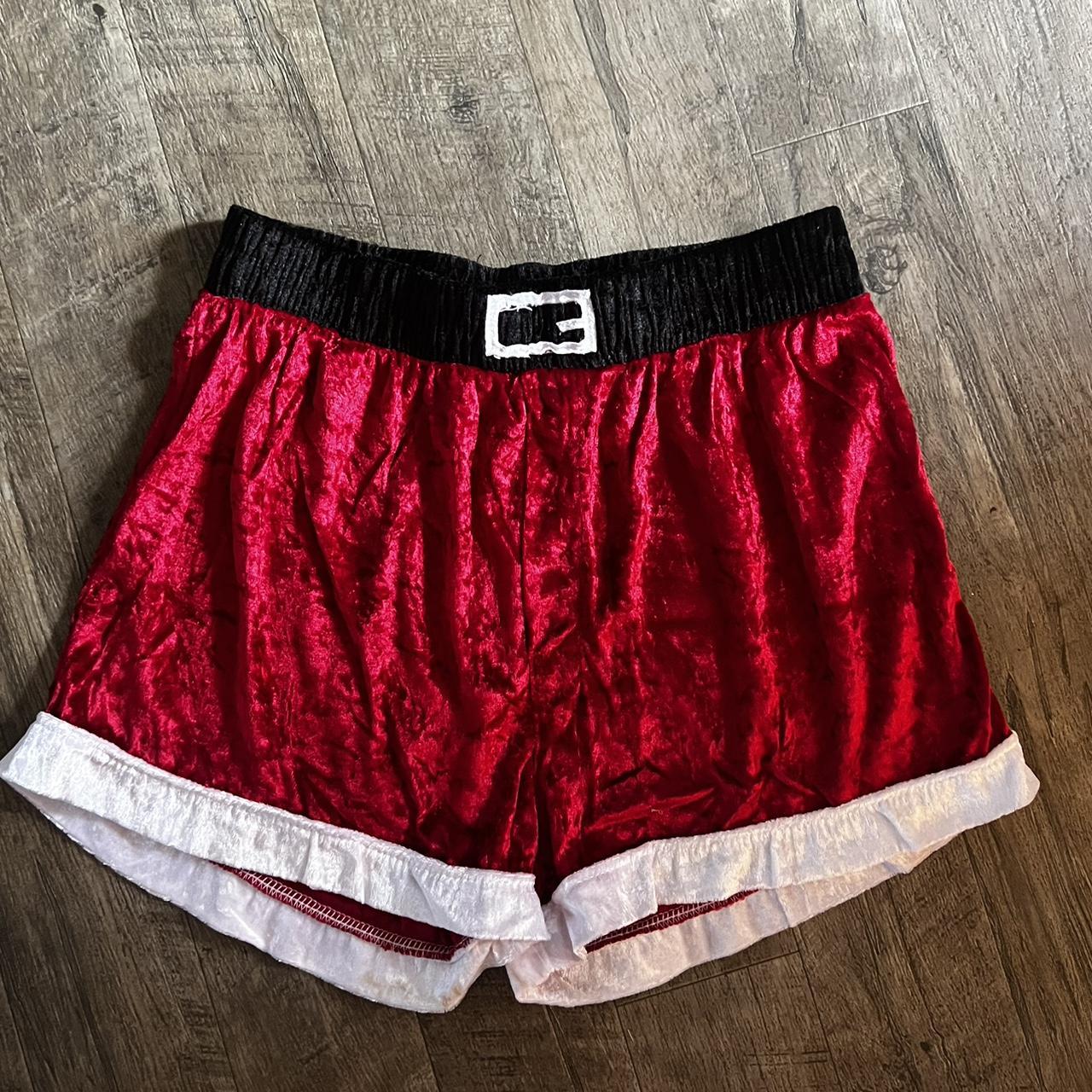 Santa shorts/boxers. Size M. Brand Max Deco - Depop