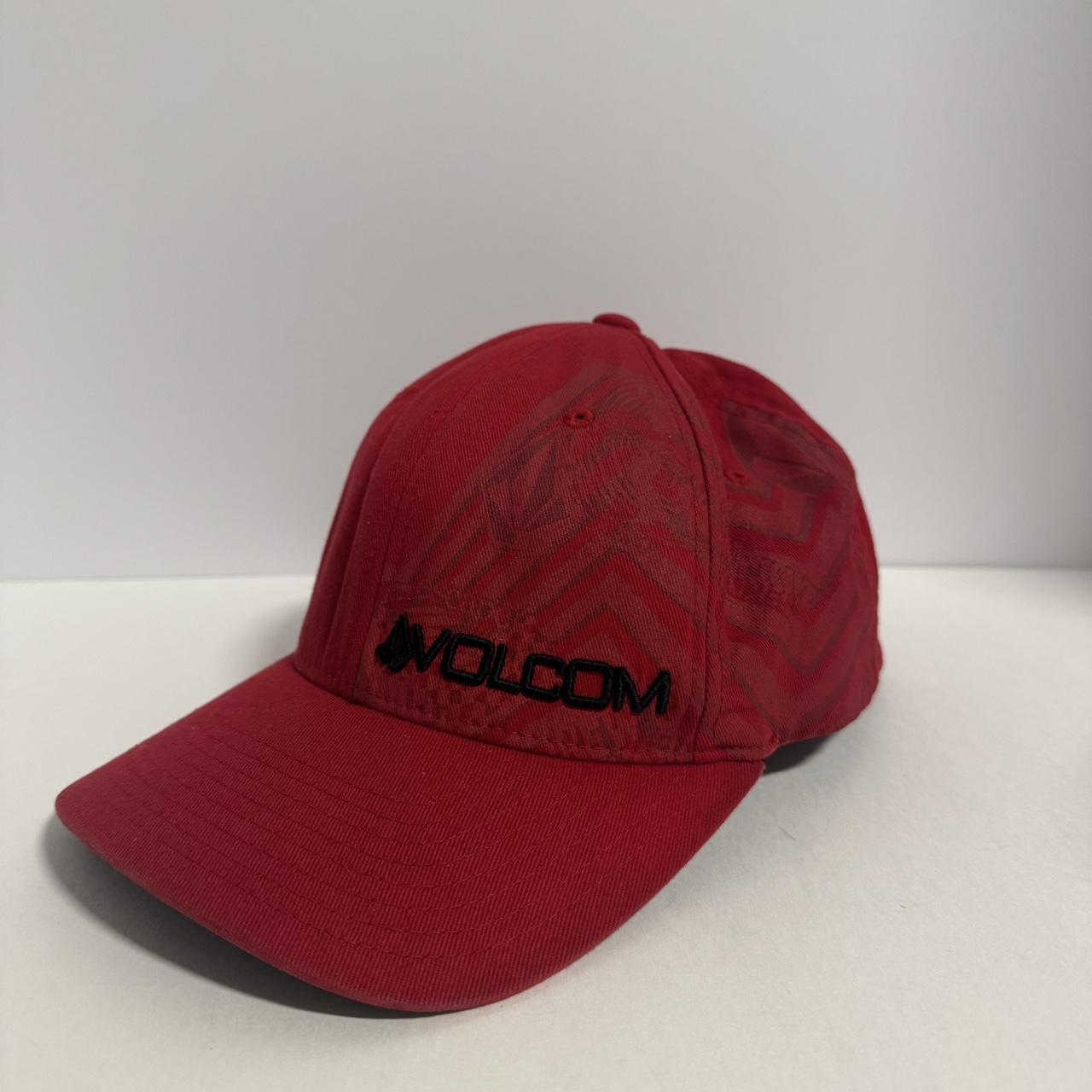 Volcom Men's Caps - Red – Y2K Style Volcom Red Ha… - image 1