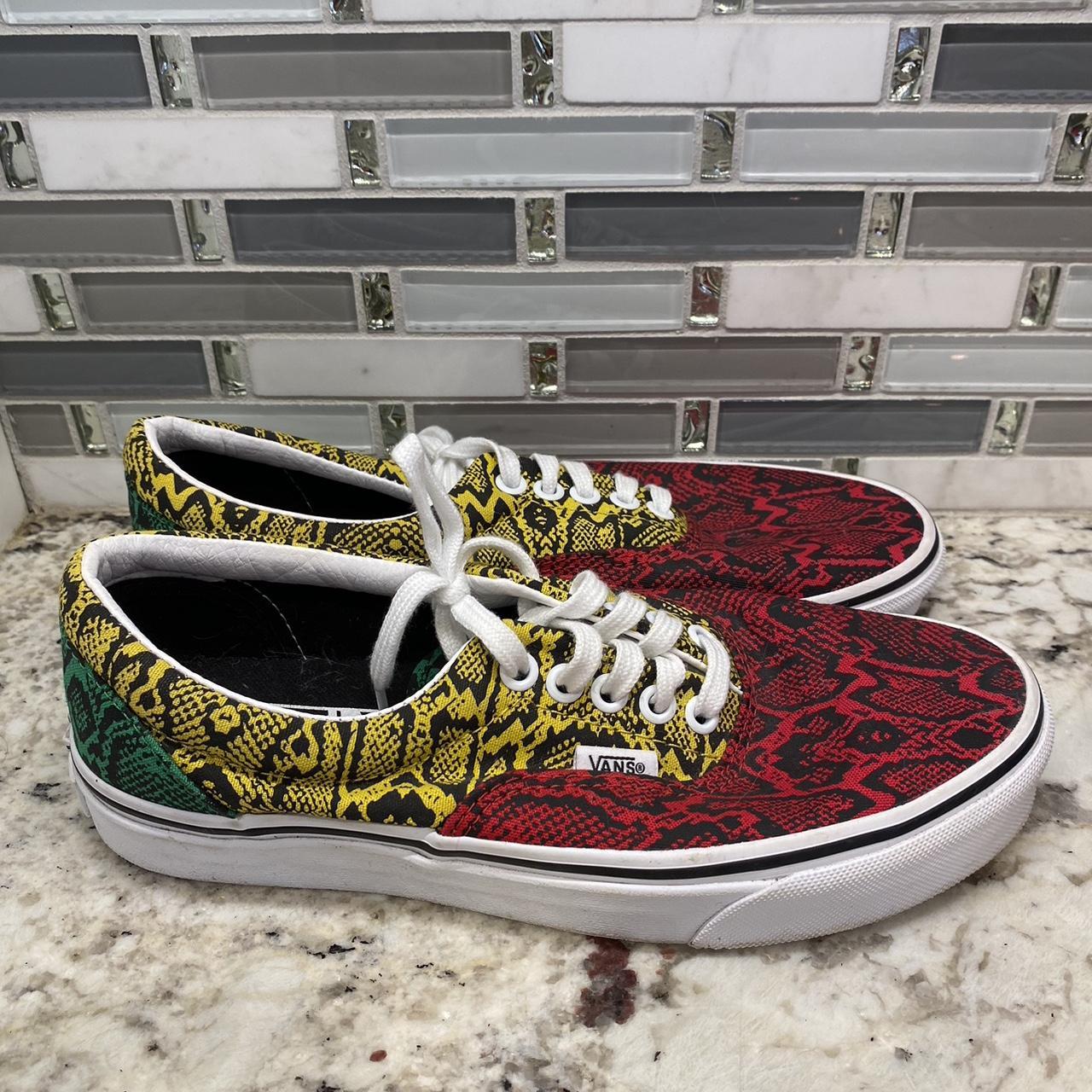 Vans Women's Sneakers Multi/Green US – Vans Snake Skin Multi