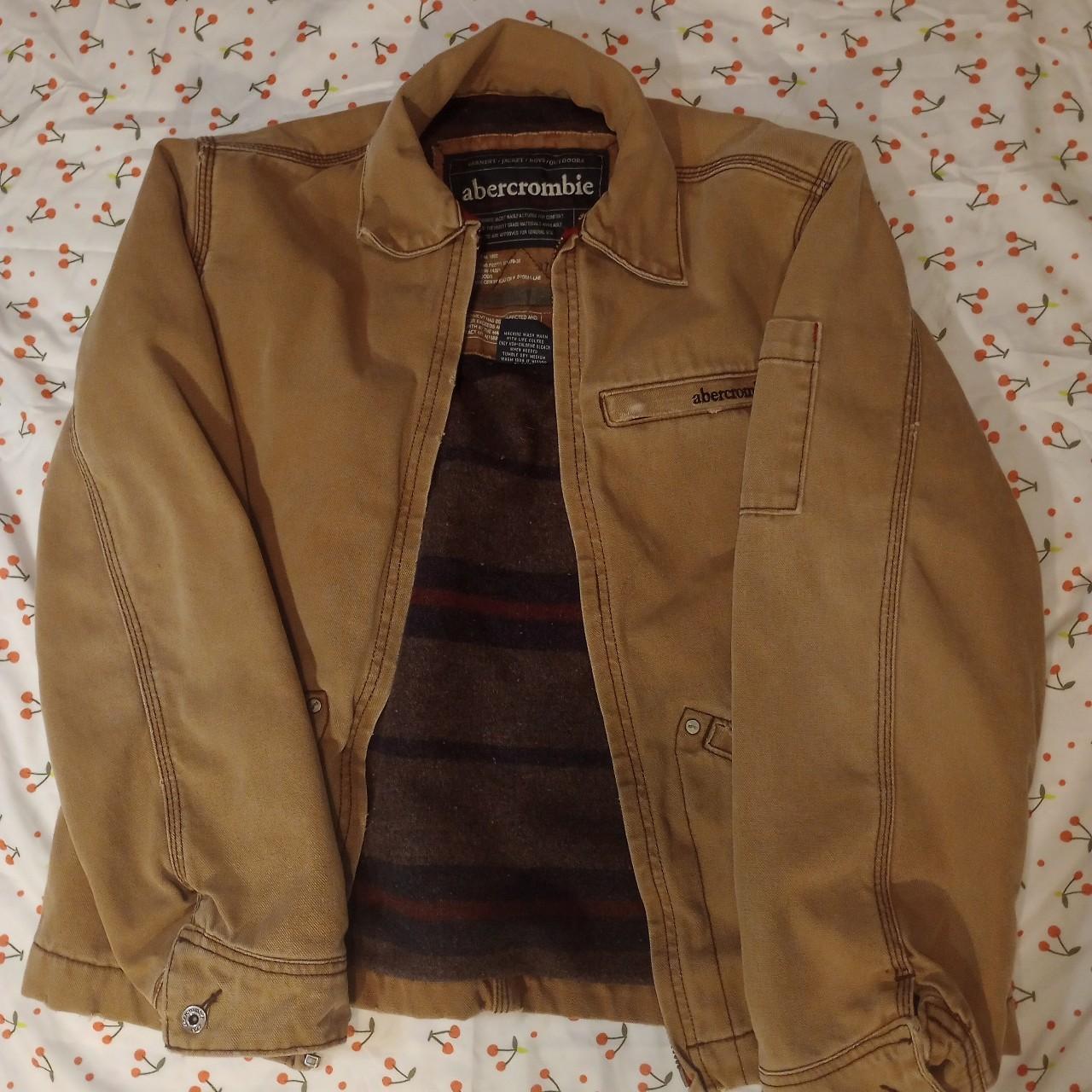 Vintage Abercrombie and fitch boys jacket size XL | Depop