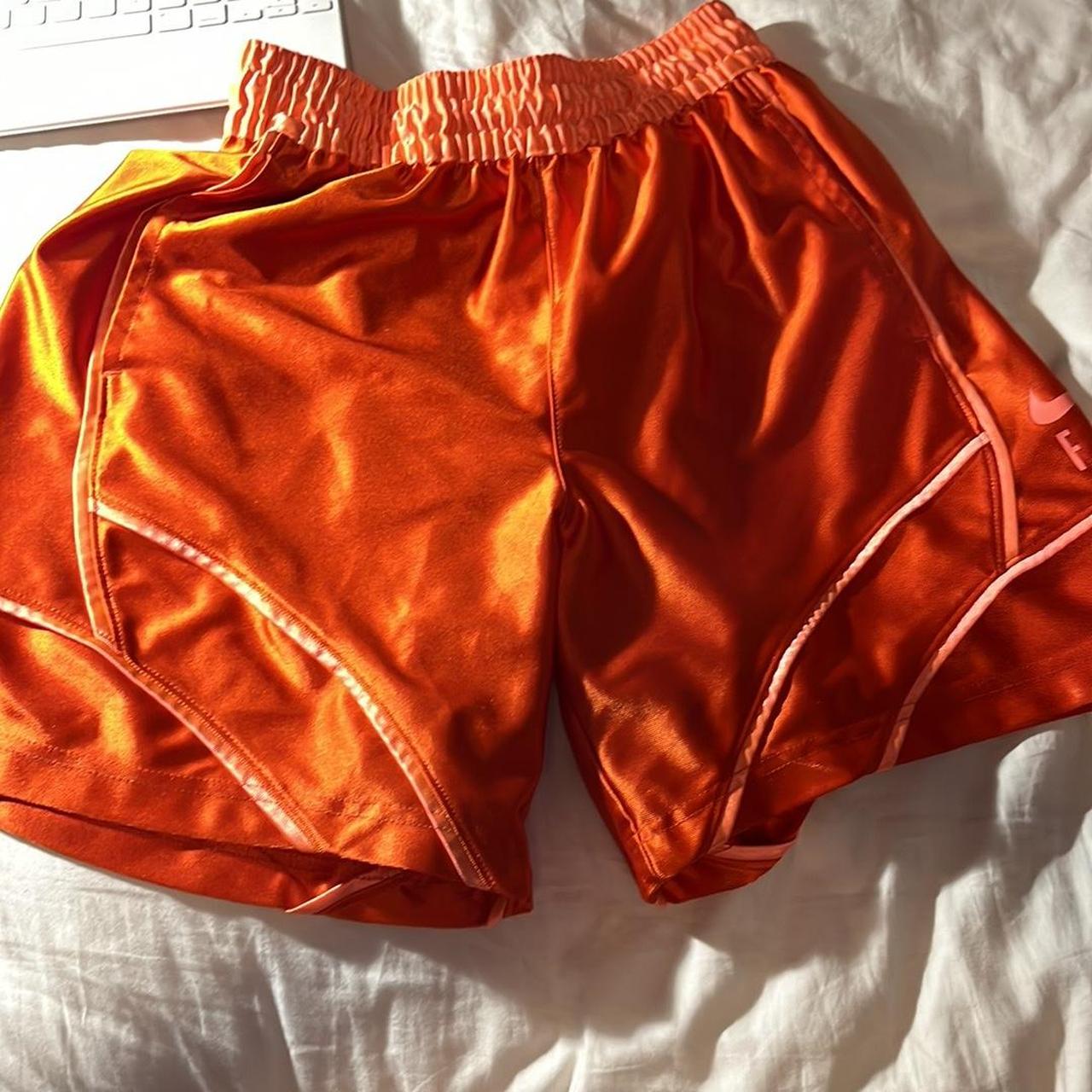orange nike basketball shorts