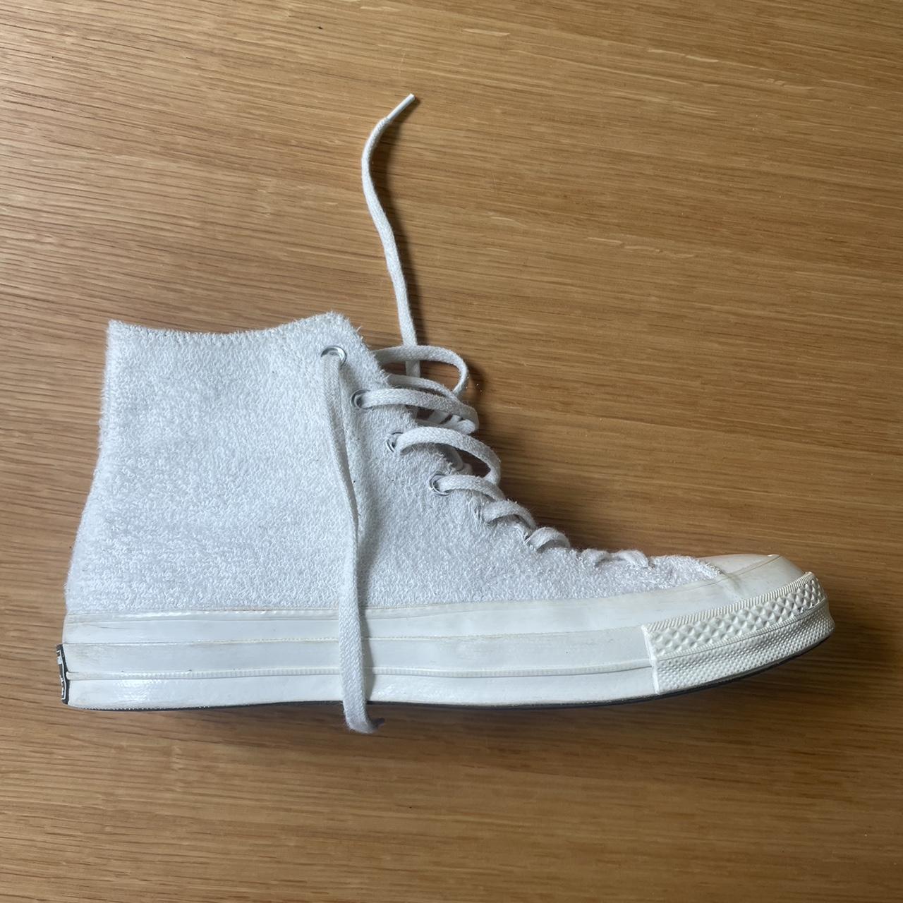 converse montante off white