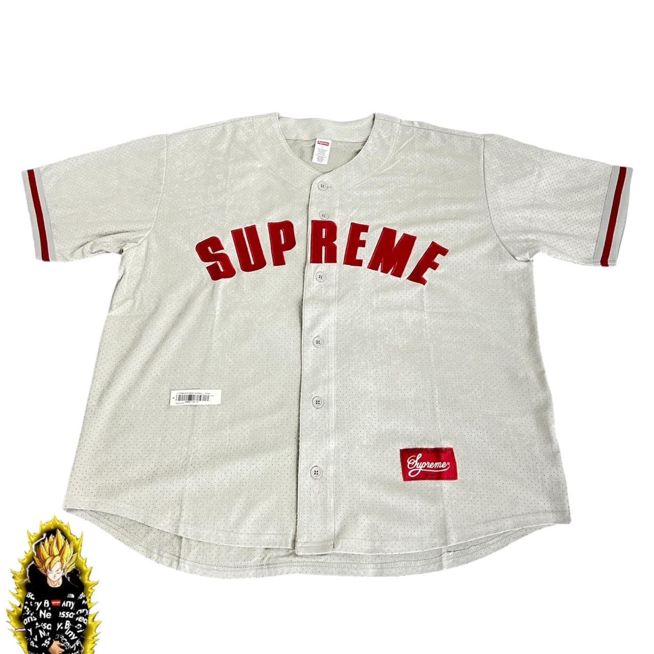Supreme Ultrasuede Mesh かわいらしい Baseball Jersey Supreme Ultrasuede Mesh かわいらしい Baseball Jersey