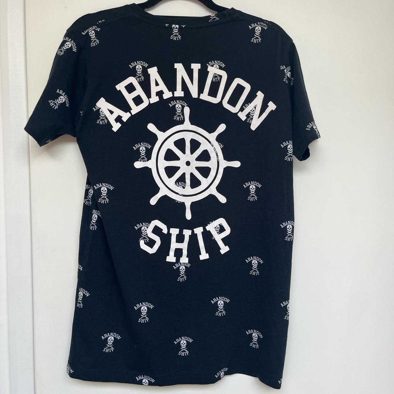 Abandon ship t shirt hotsell