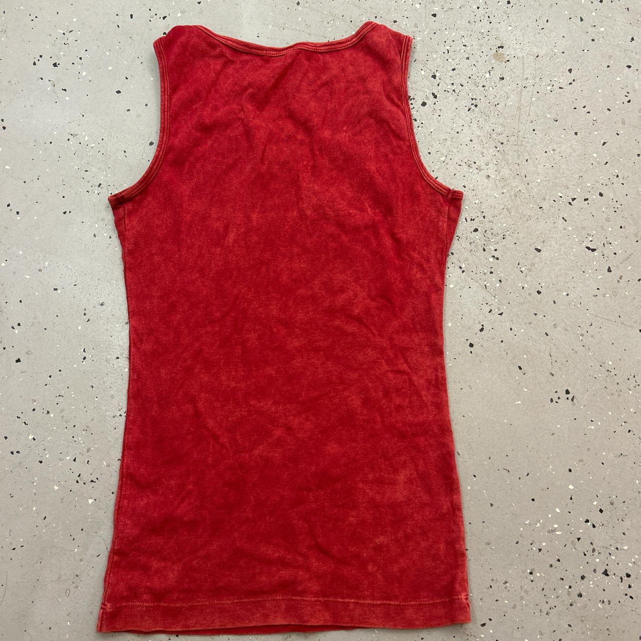 Apt. 9 Women's Tank top - Red/Cream - M – Vintage… - image 4