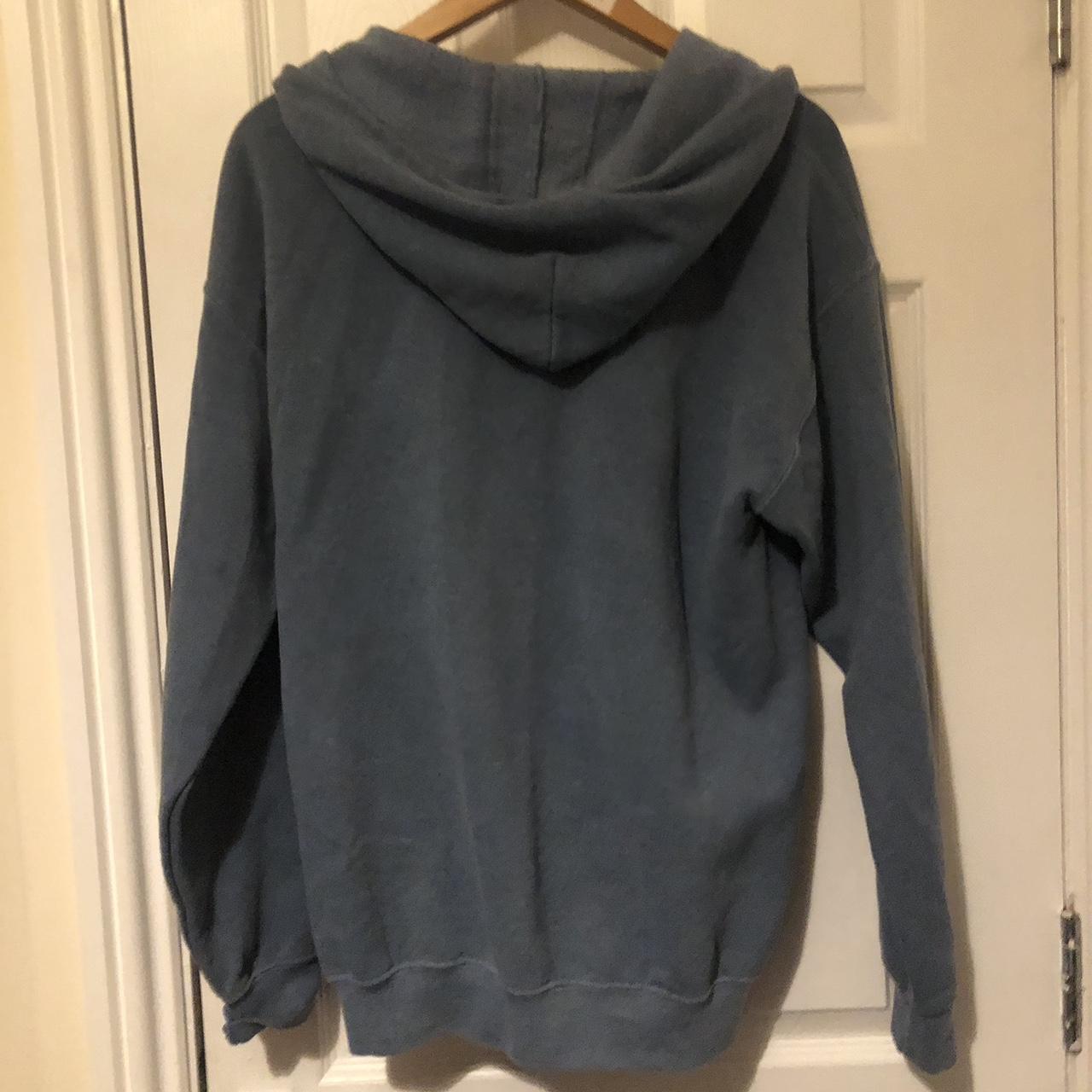 Urban outfitters blue teal zip up hoodie, iets... - Depop