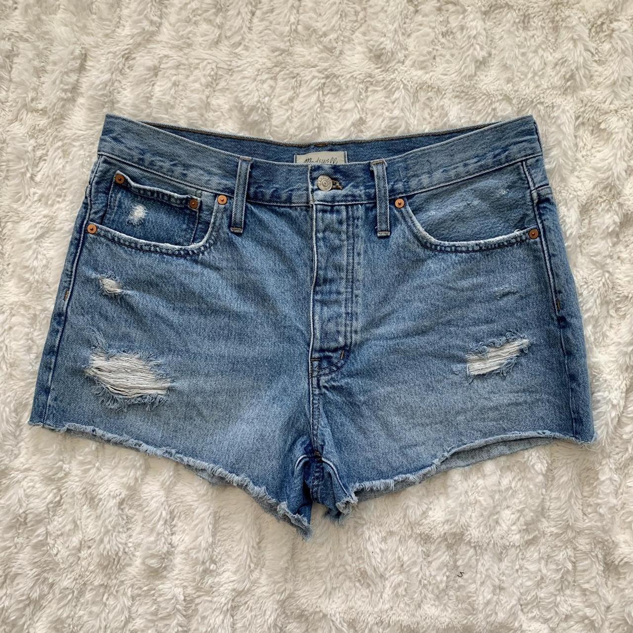 Madewell Men's Blue Shorts Depop