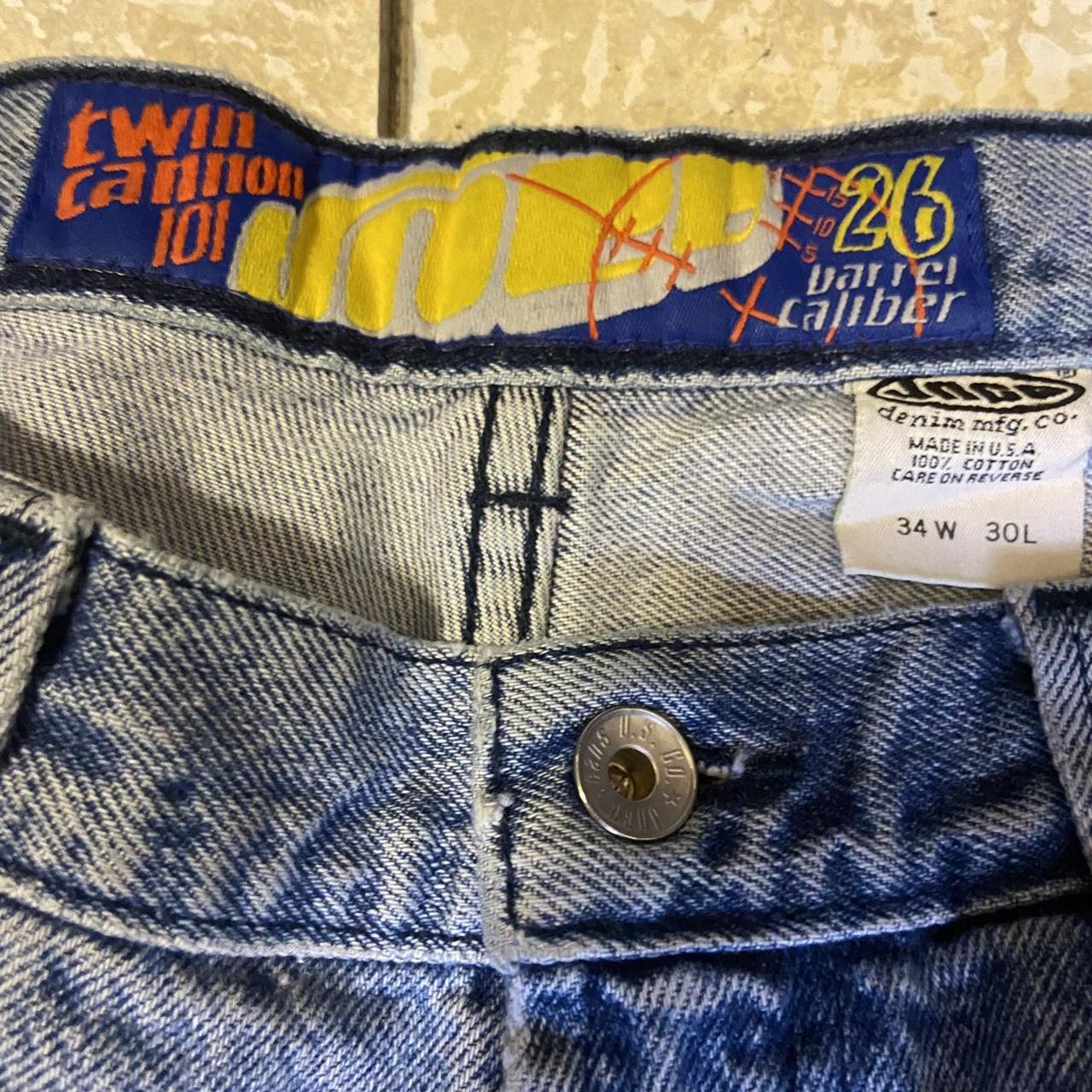 90s JNCO TWIN CANNON early 90s white jnco | Depop
