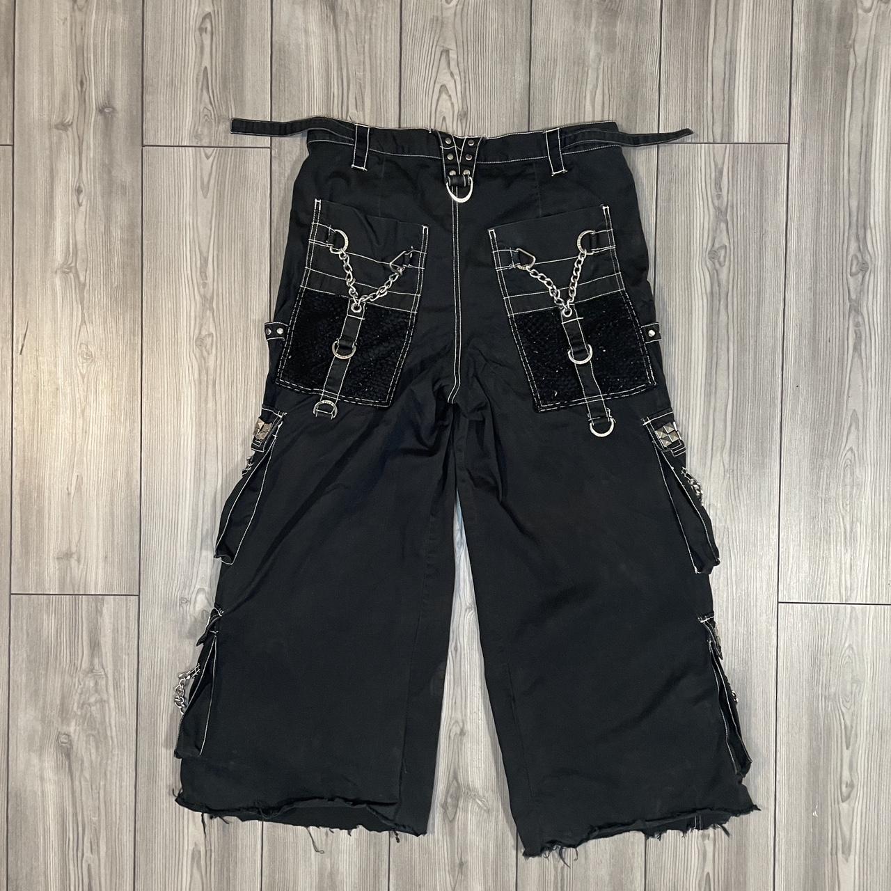 Vintage 90s Tripp NYC Gothic Rave Zipper Pants Size: | Depop