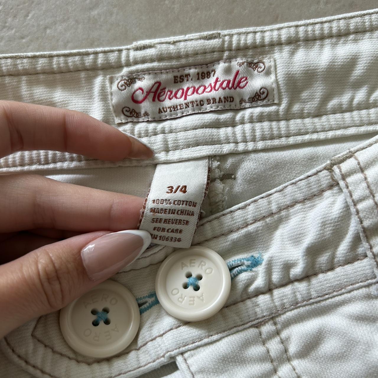 Aeropostale Women's Skirt - White/Cream - 4 – Cre… - image 2