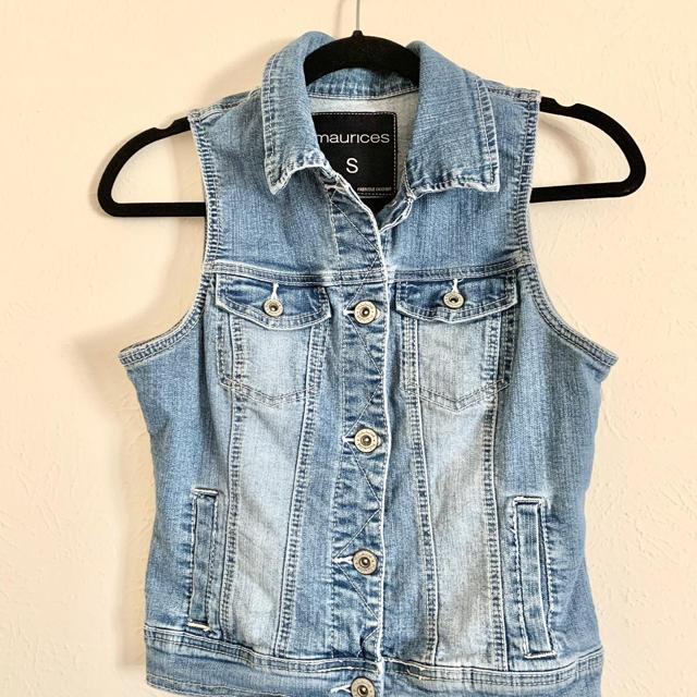 Maurices shop denim vest