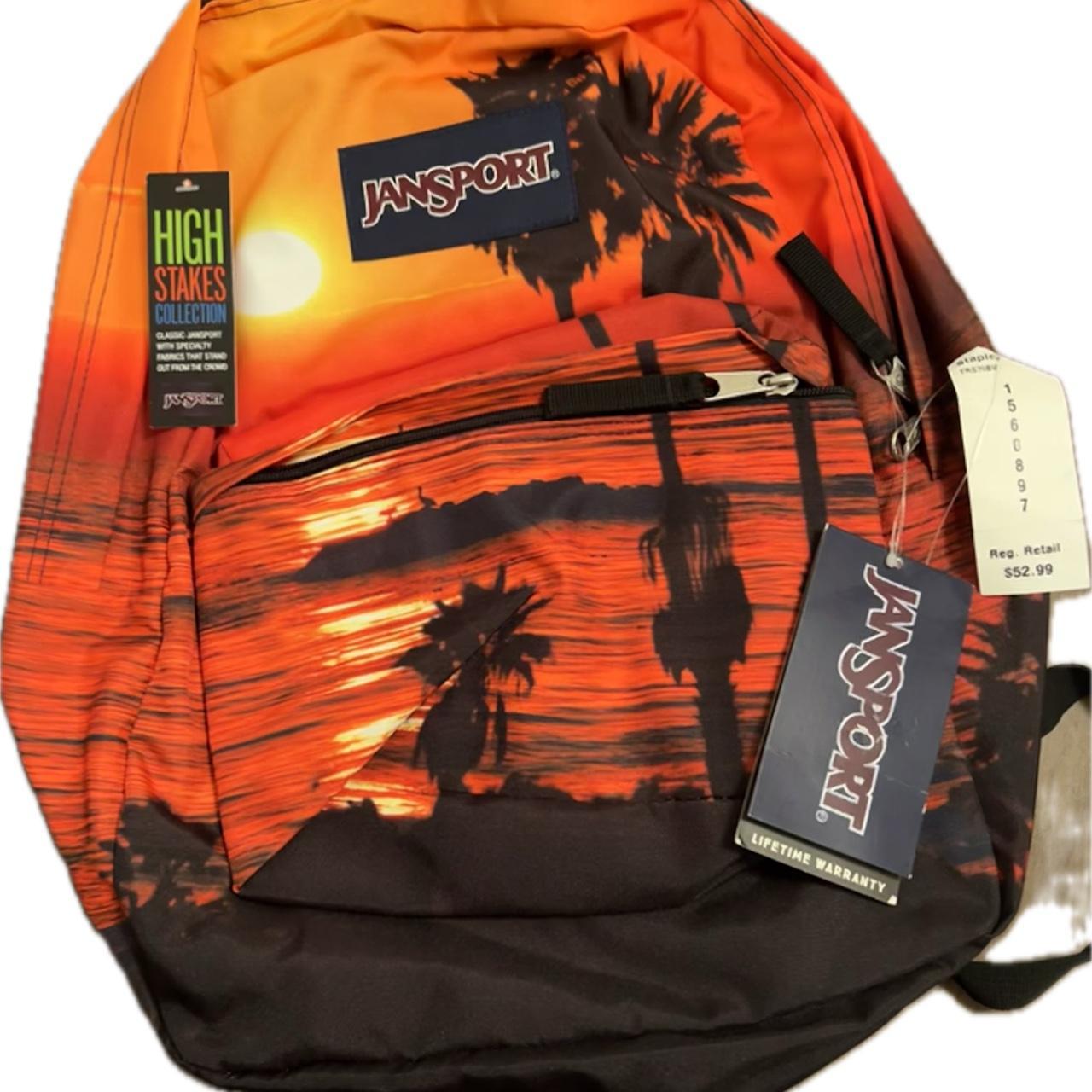 Jansport High Stakes Laguna Beach Sunset Backpack. Depop