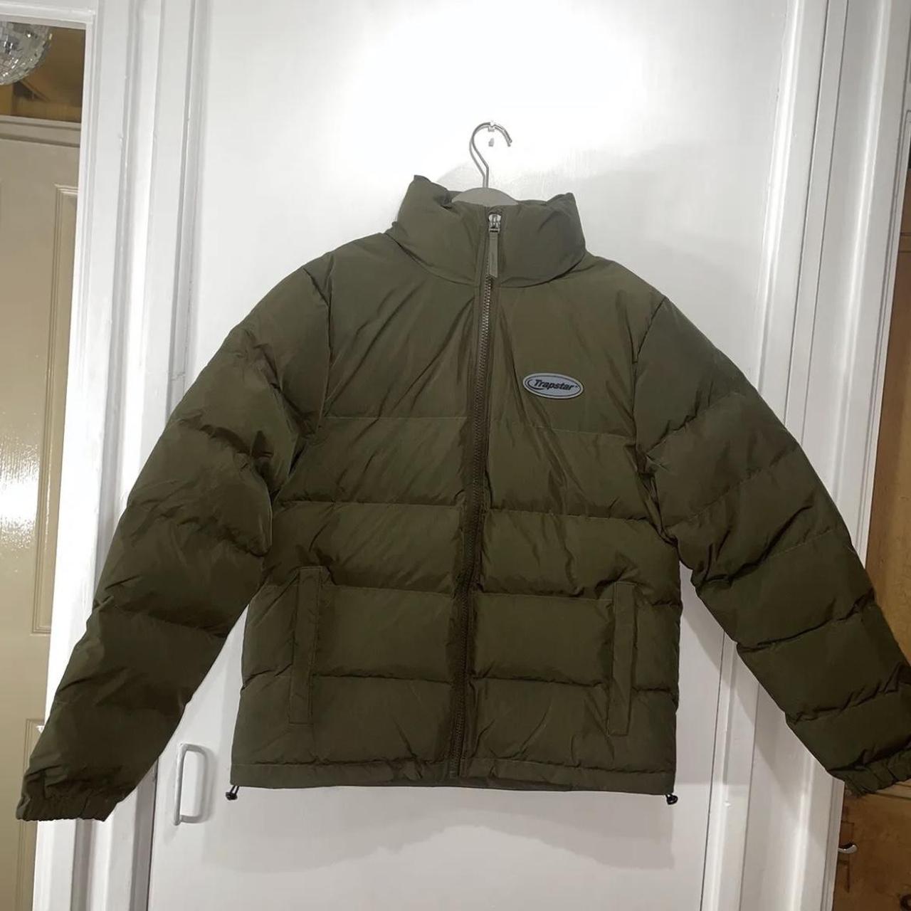 Trapstar Hyperdrive Puffer Jacket Olive Green Depop