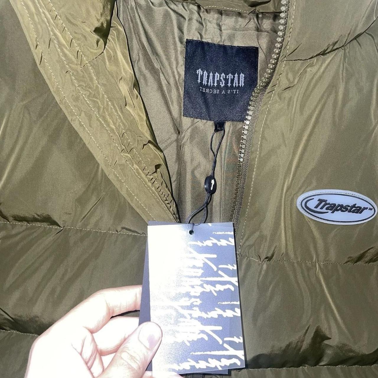 Trapstar Hyperdrive Puffer Jacket Olive Green Depop