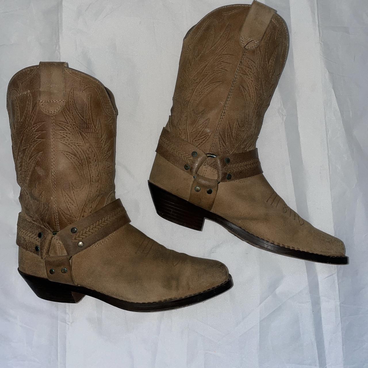 Ladies tan 2024 boots size 5