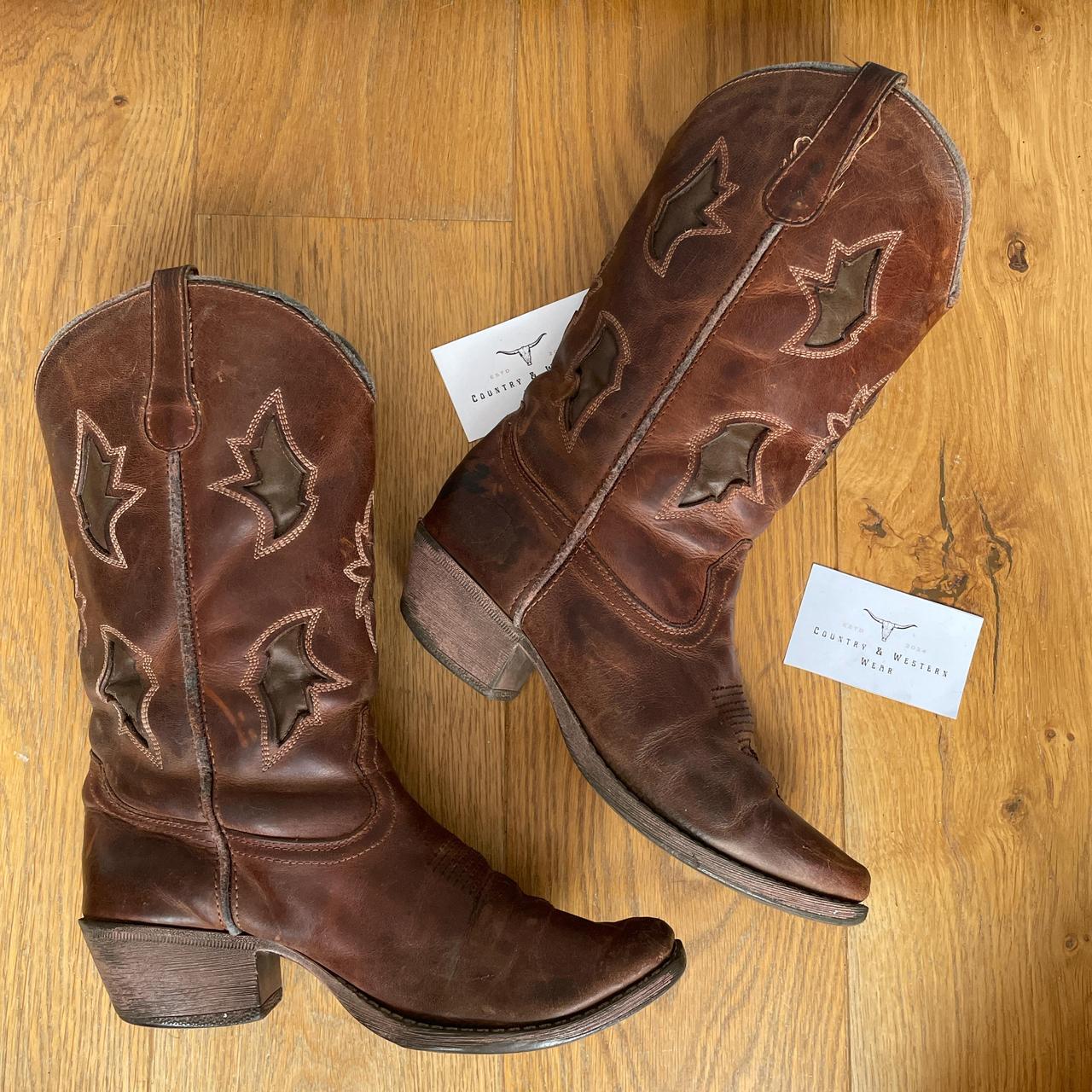 Brown John Deere Lace Up Boots John Deere JD8283 Mens Boots M