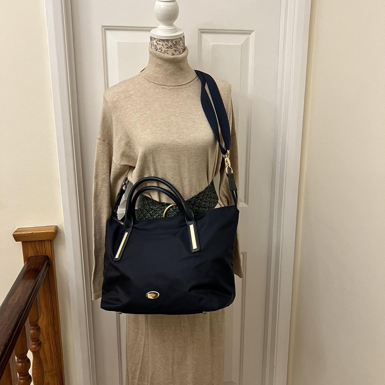 Dune navy handbag on sale