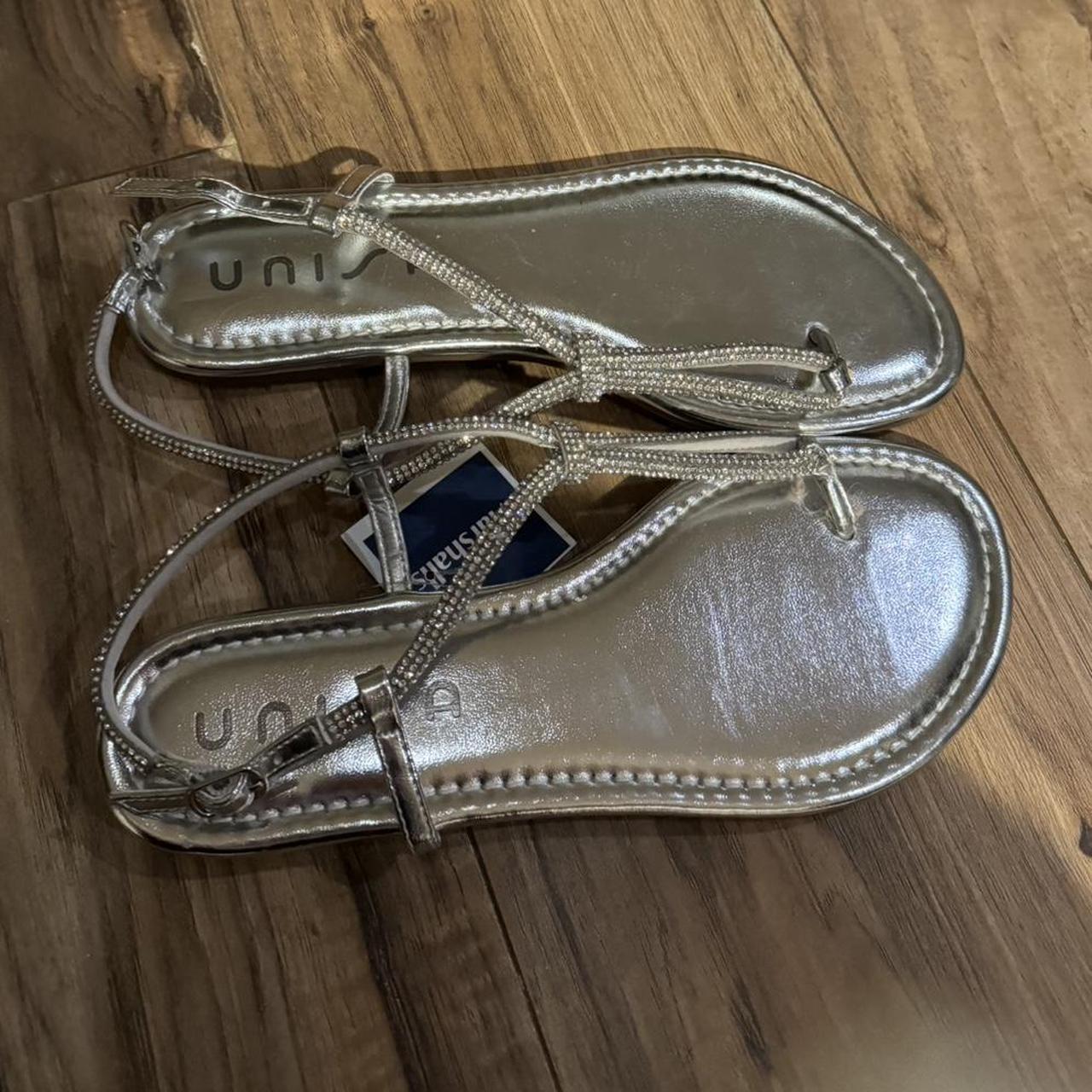 Unisa store silver sandals