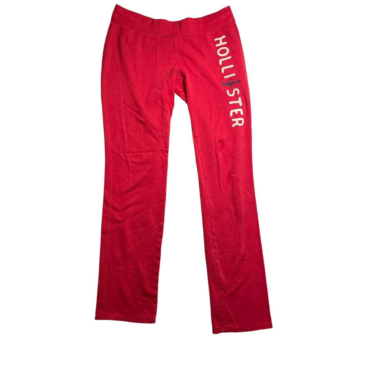 Hollister red joggers hotsell