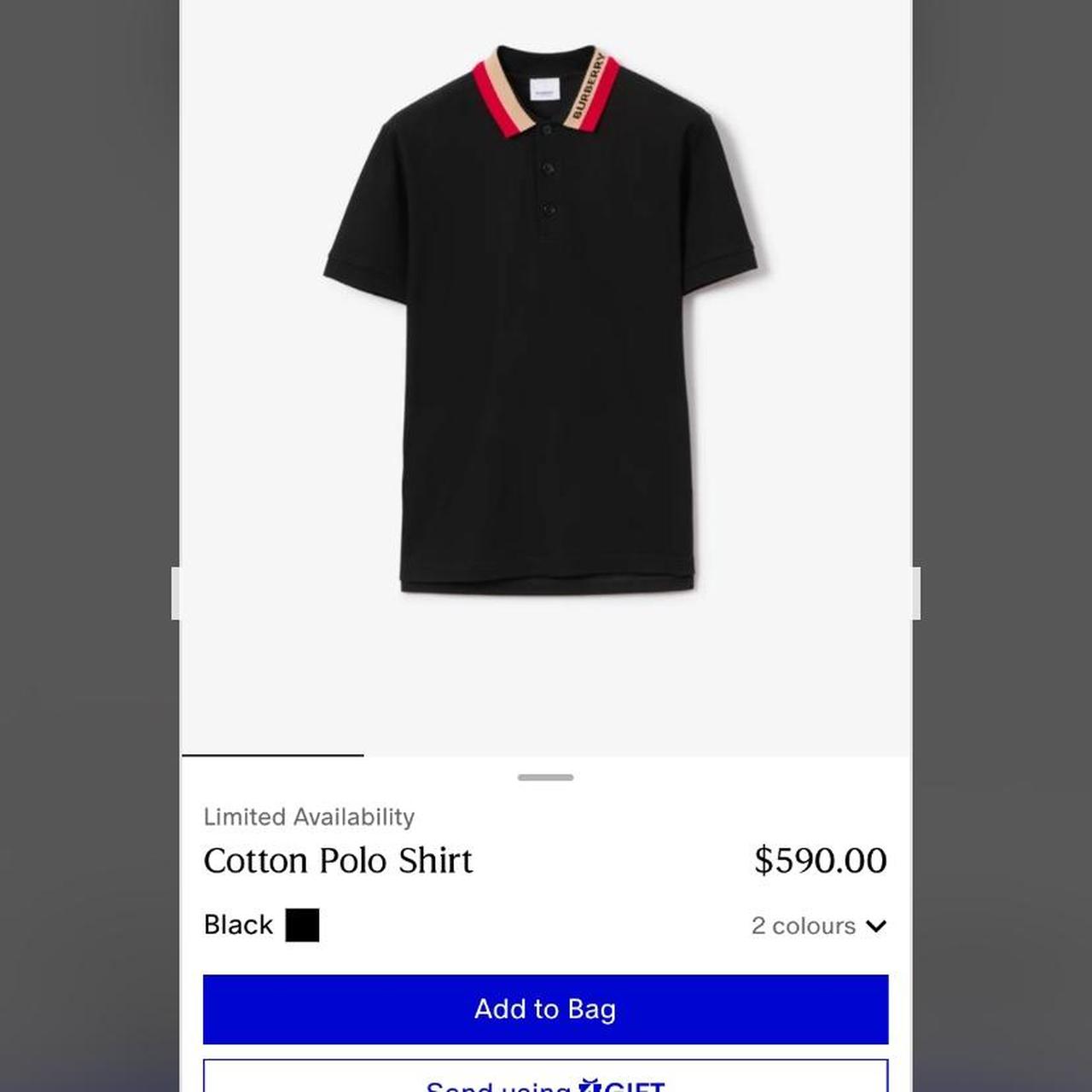 Men’s Burberry Polo Shirt Brand New