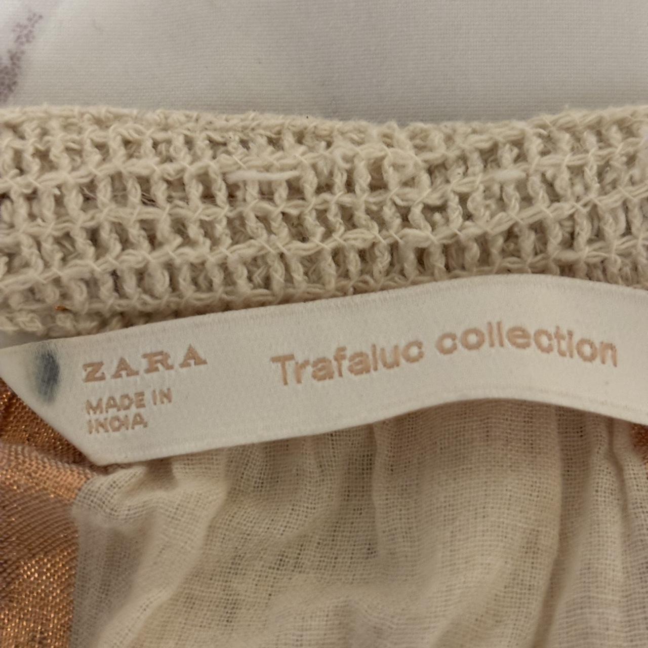 Zara Women's Crop top - Cream/Pink - XS – Zara cr… - image 2