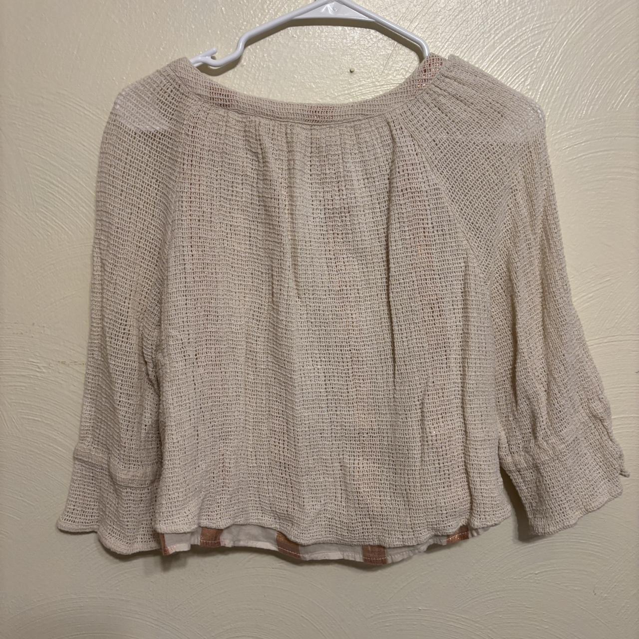 Zara Women's Crop top - Cream/Pink - XS – Zara cr… - image 8