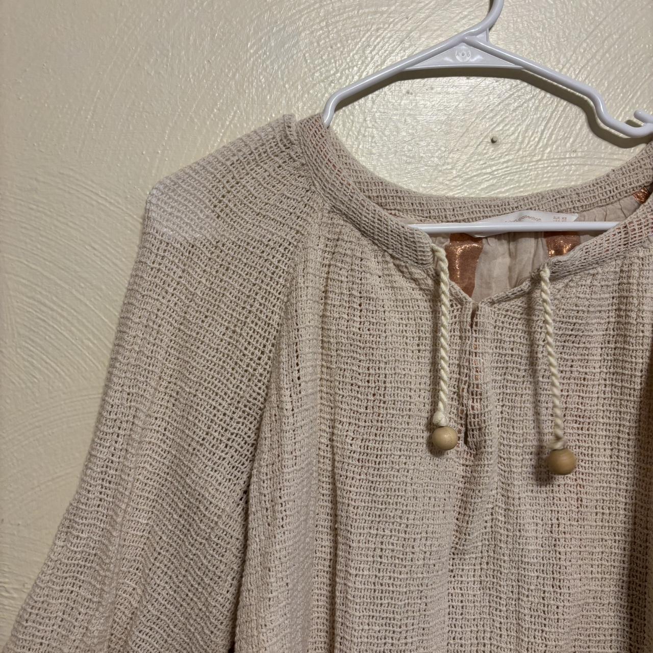 Zara Women's Crop top - Cream/Pink - XS – Zara cr… - image 7