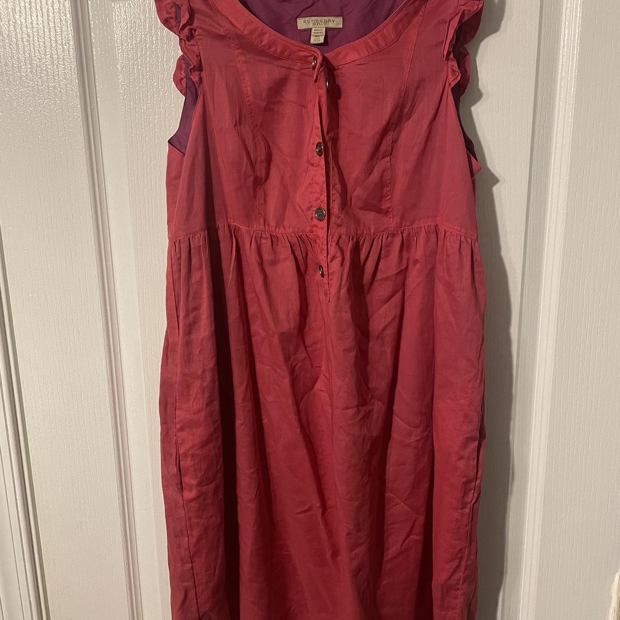 Pink burberry dress online