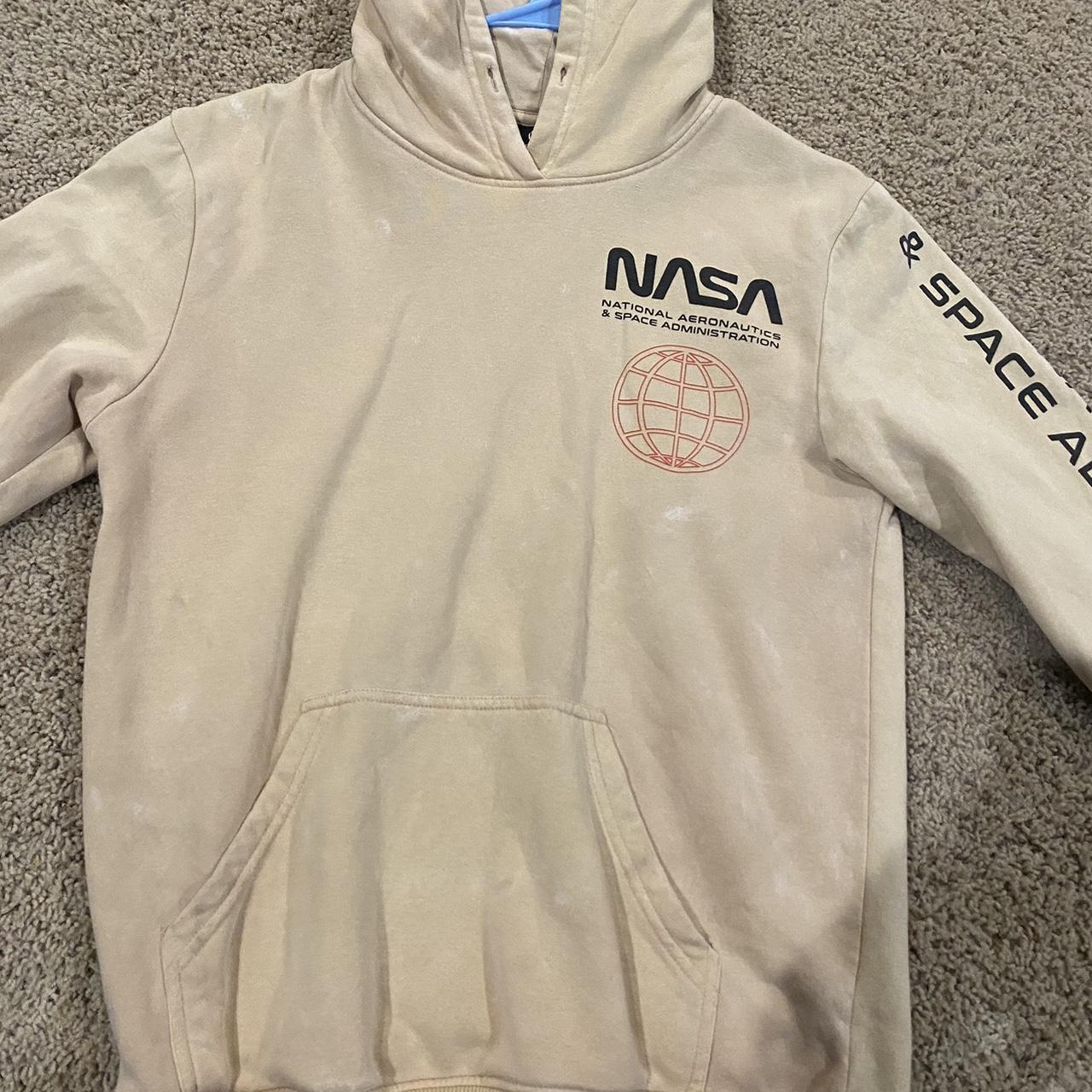 NASA cream and tan hoodie