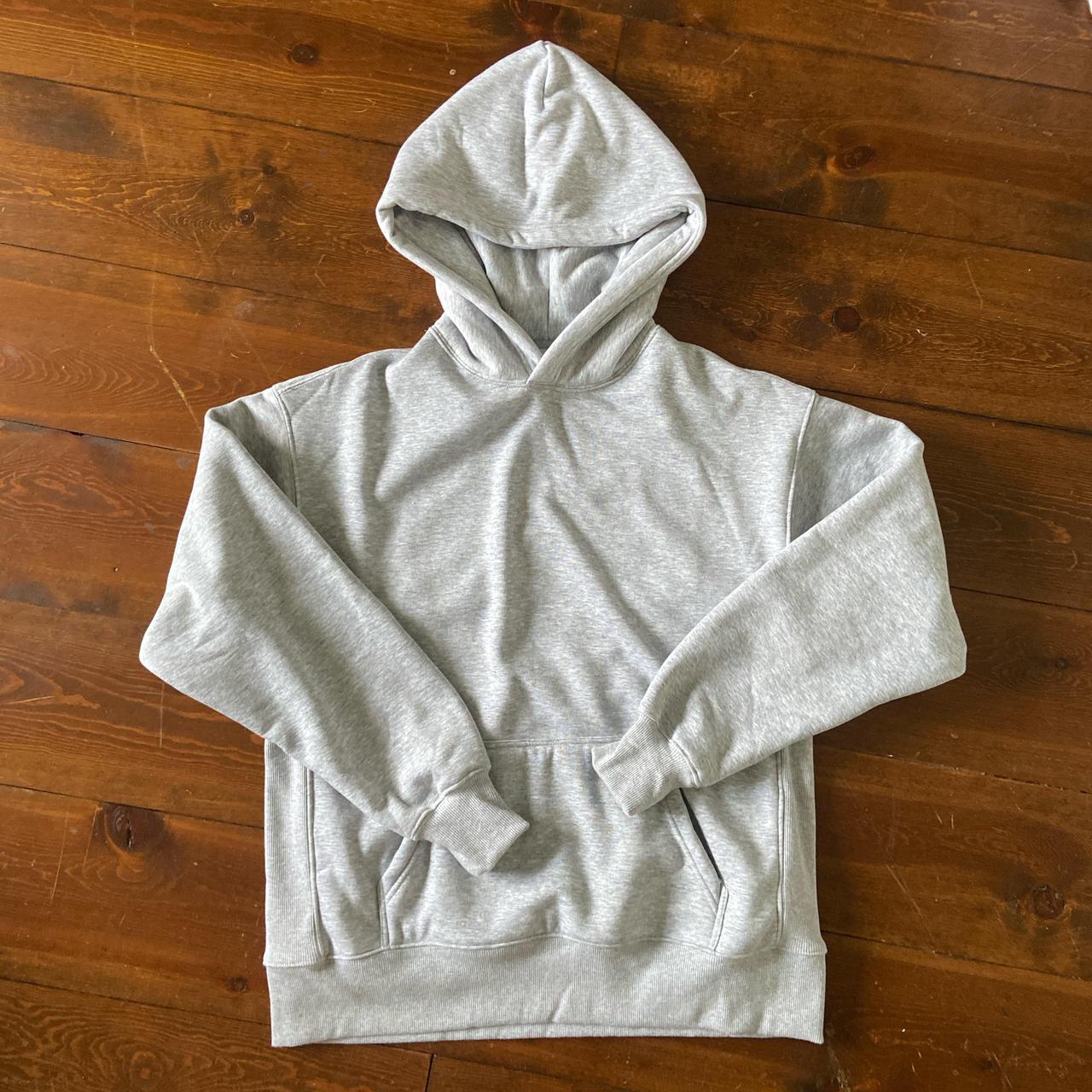 Women's Hoodie - Grey - S – Plain basic regular f… - image 1