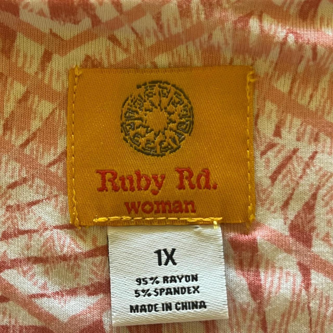 Ruby Rd. Women's Top - Pink/White - XL – Ruby Rd.… - image 2