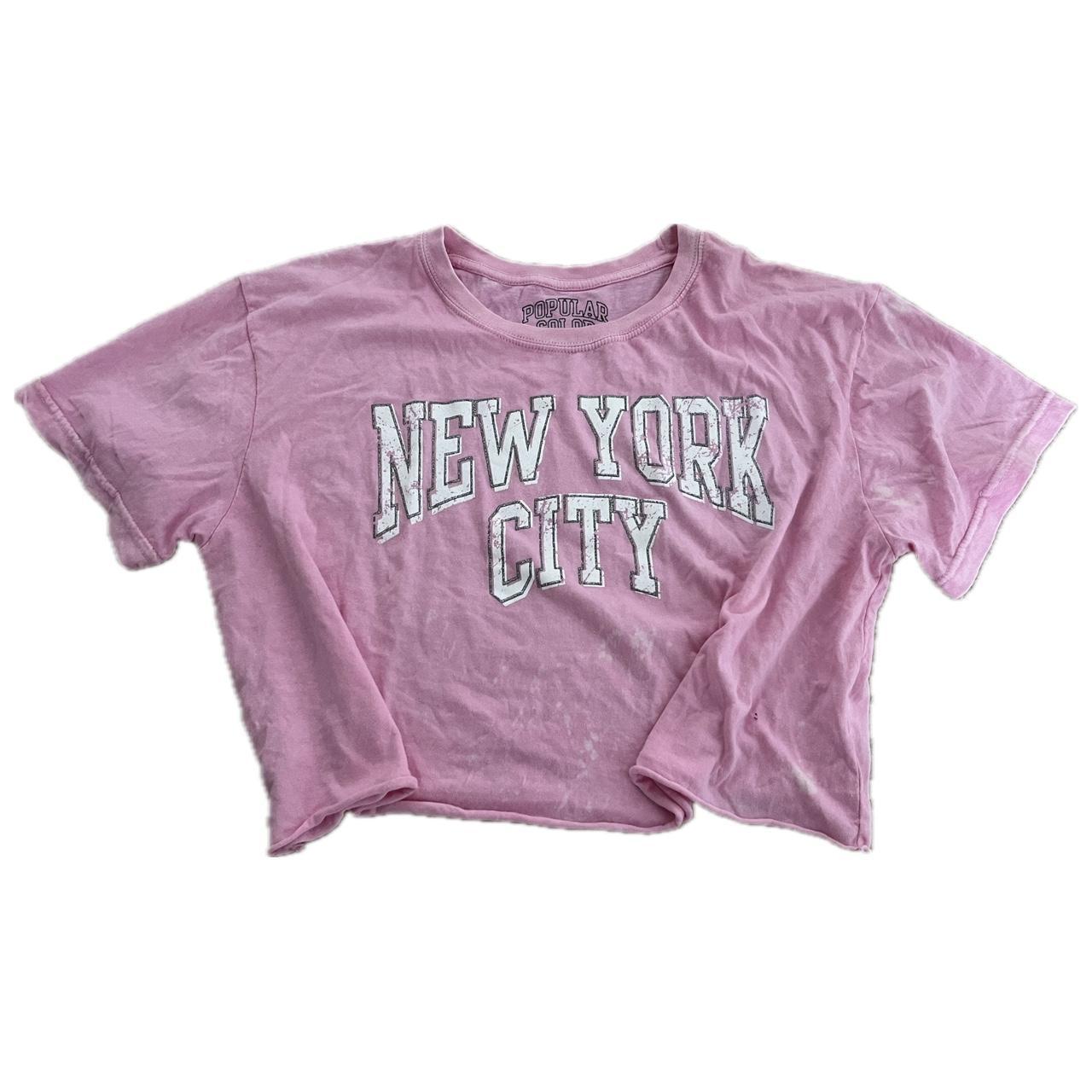 Pink flowy crop top deals