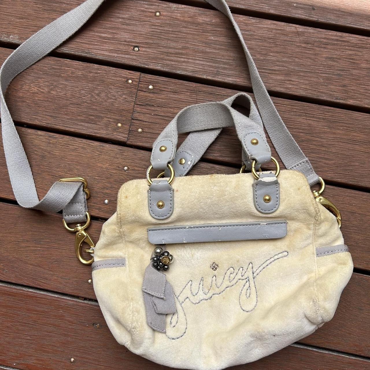 Women's Cream and Yellow Bag Depop