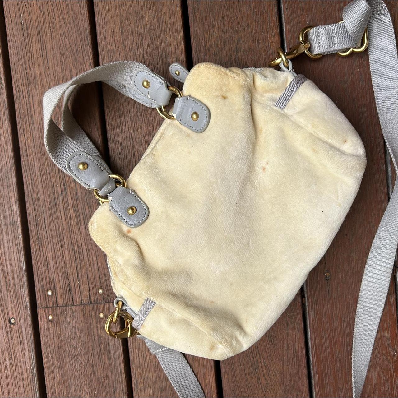 Women's Cream and Yellow Bag Depop