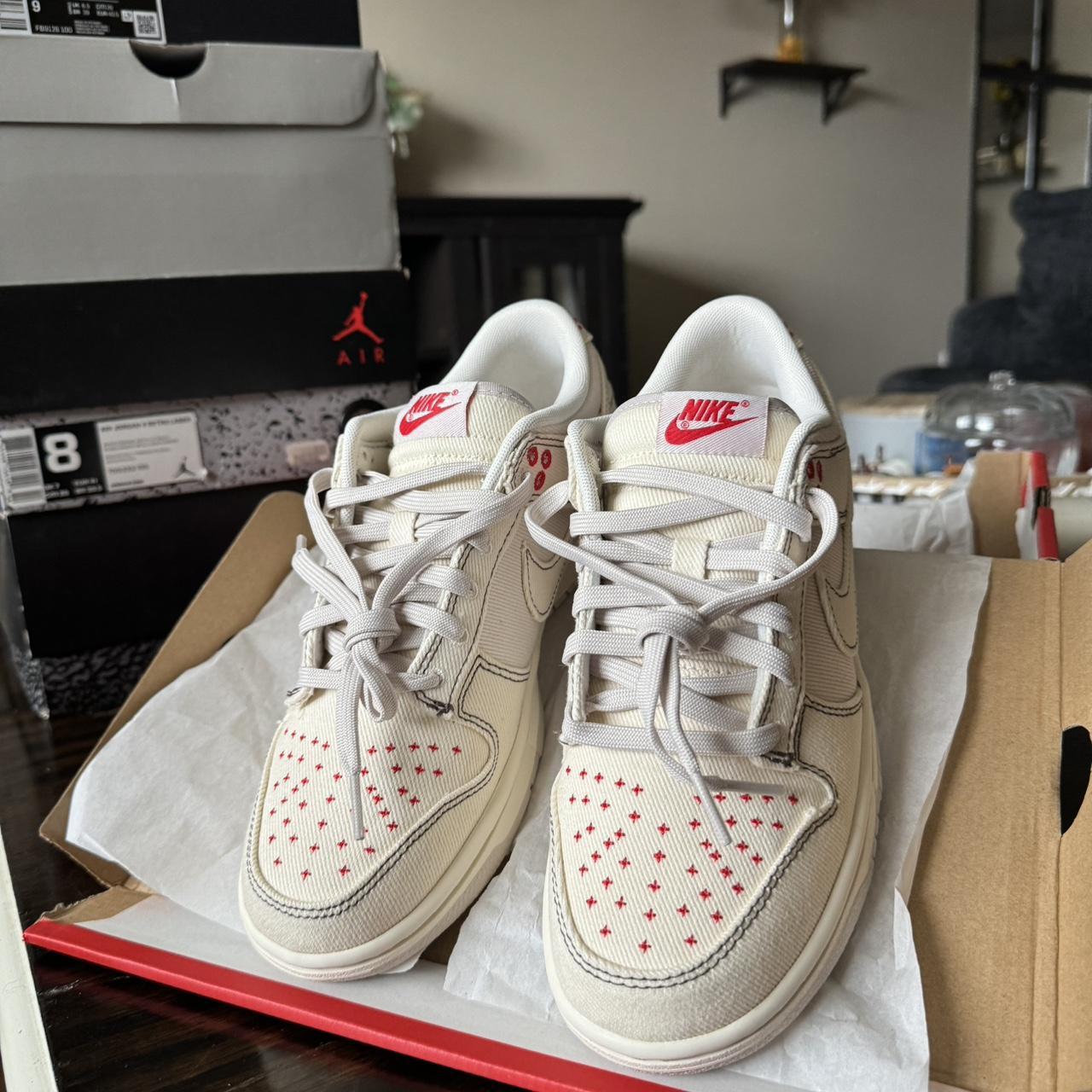 dunk sashiko on feet