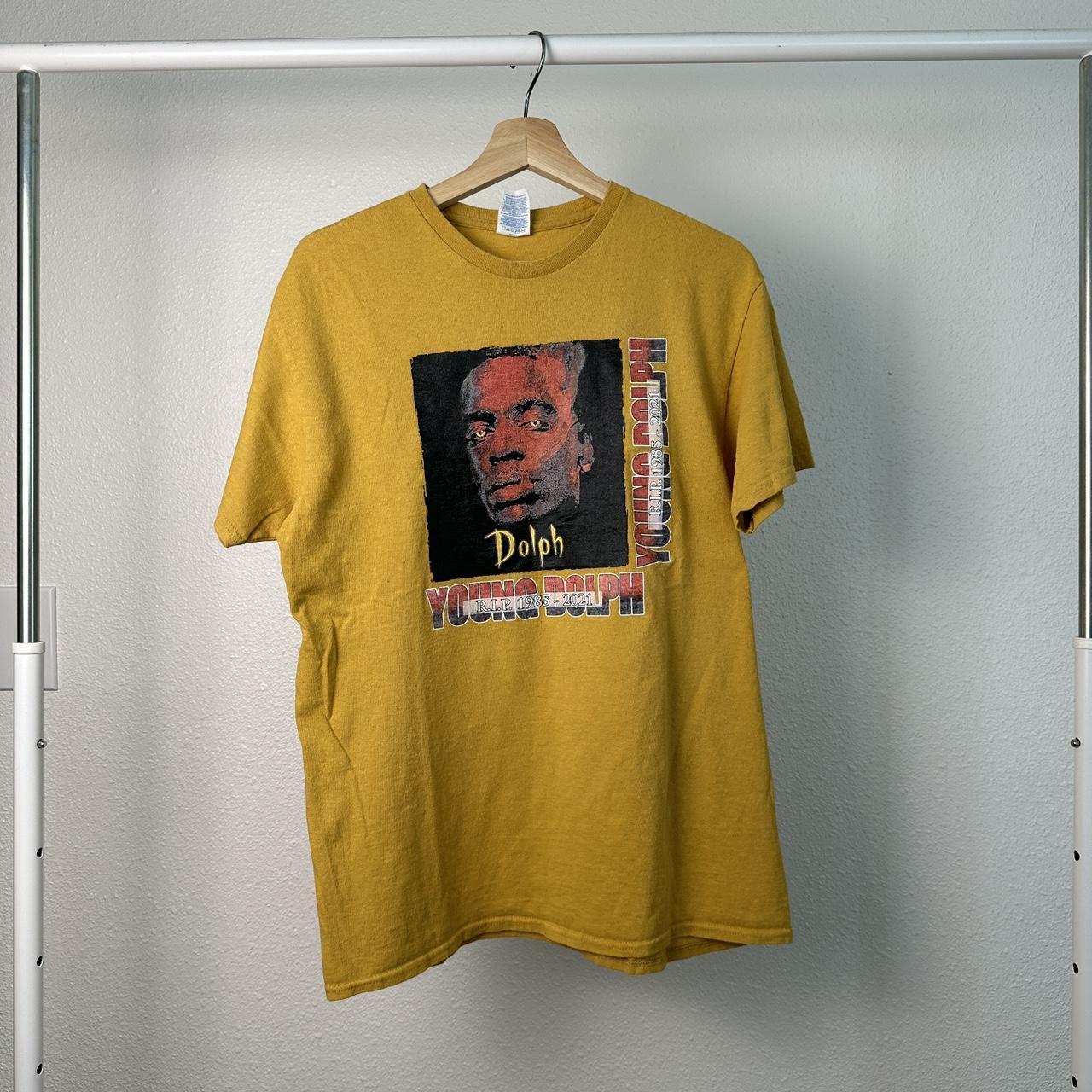 Men's Yellow Tshirt Depop