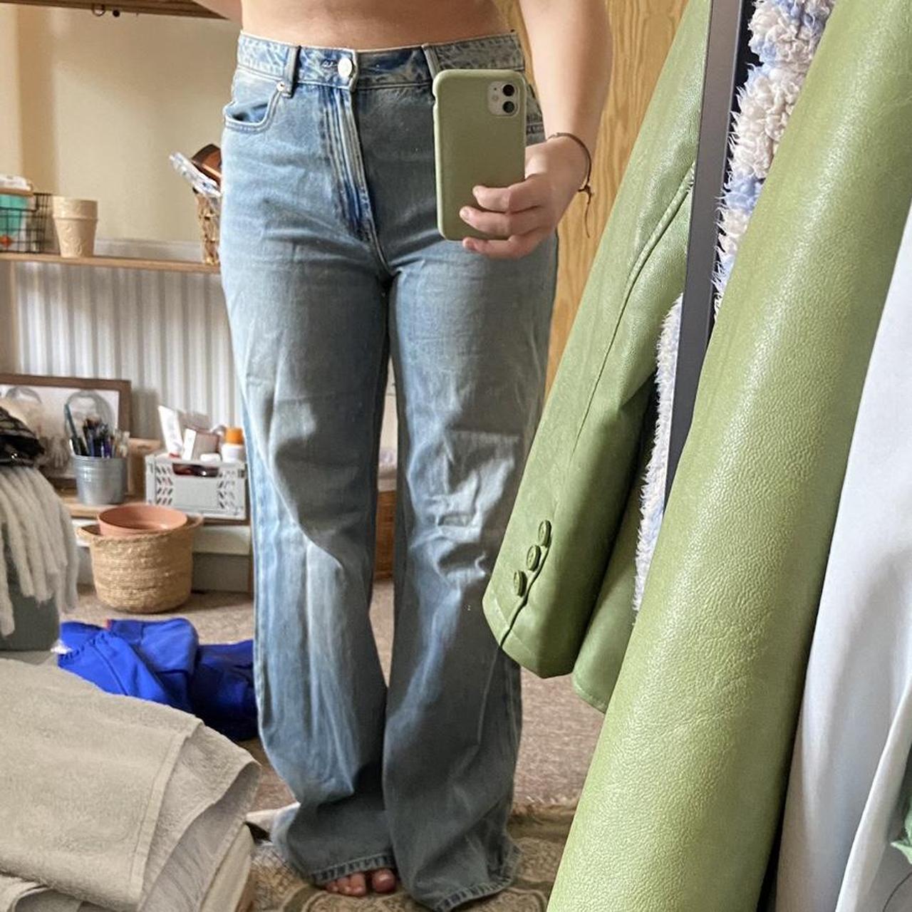 D92 straight wide-leg jeans - Women's fashion