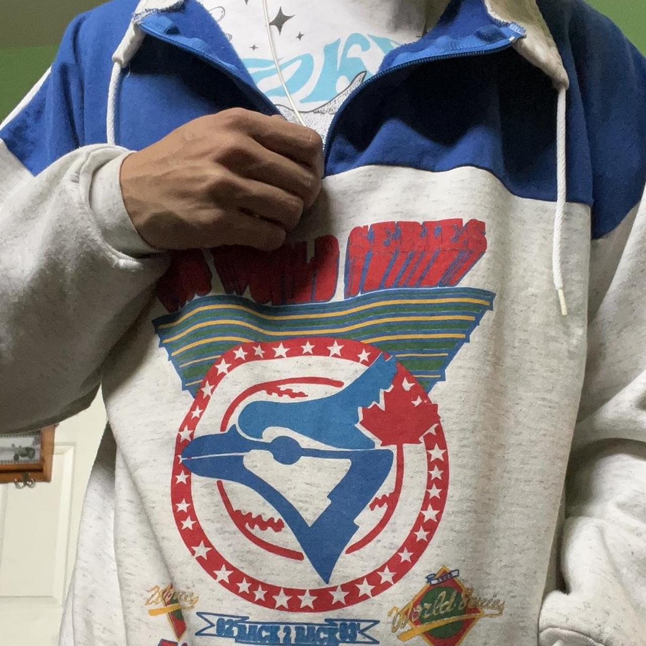 Toronto Blue Jays Vintage 90s Ravens Sweatshirt - Depop