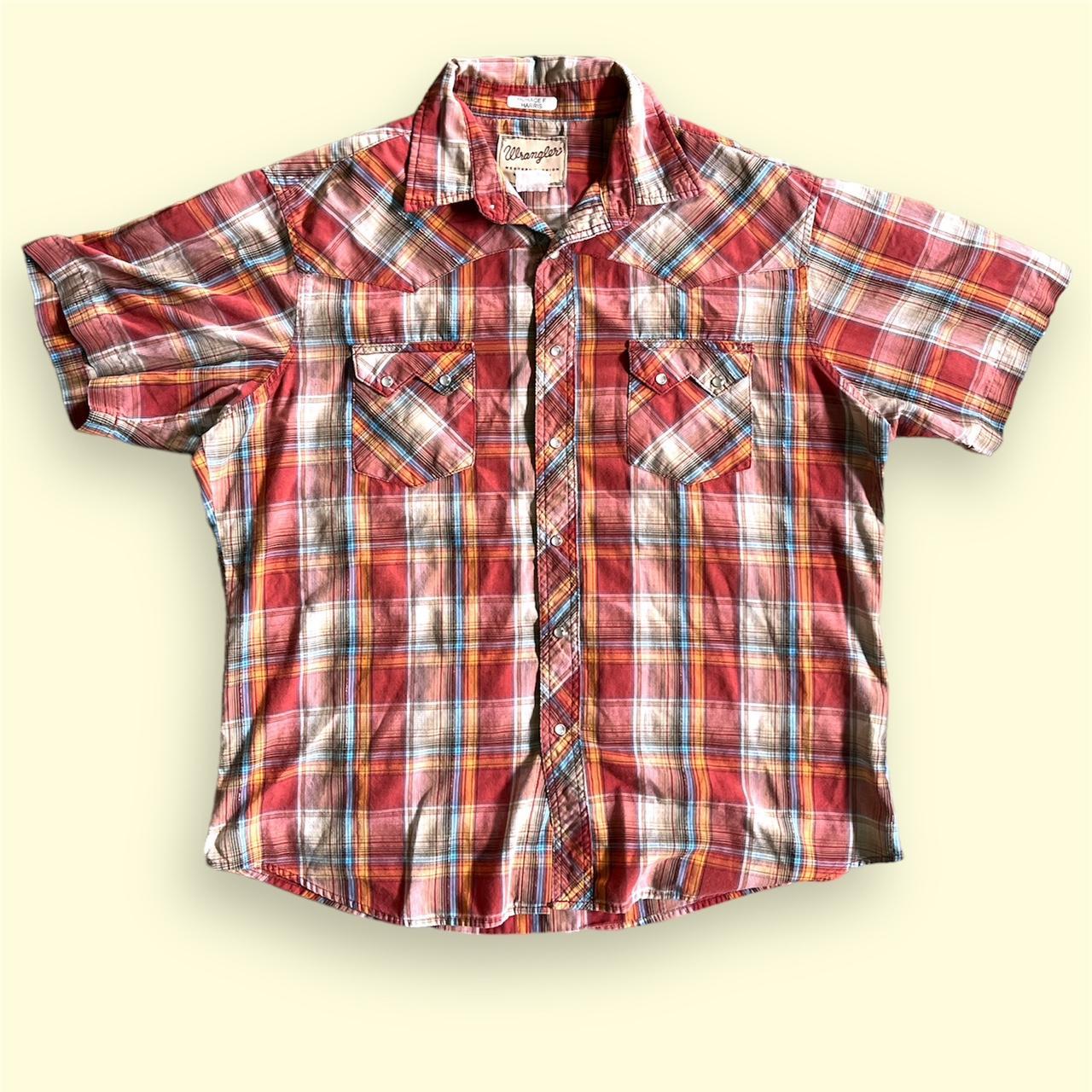 Wrangler western fashion hot sale snap shirt