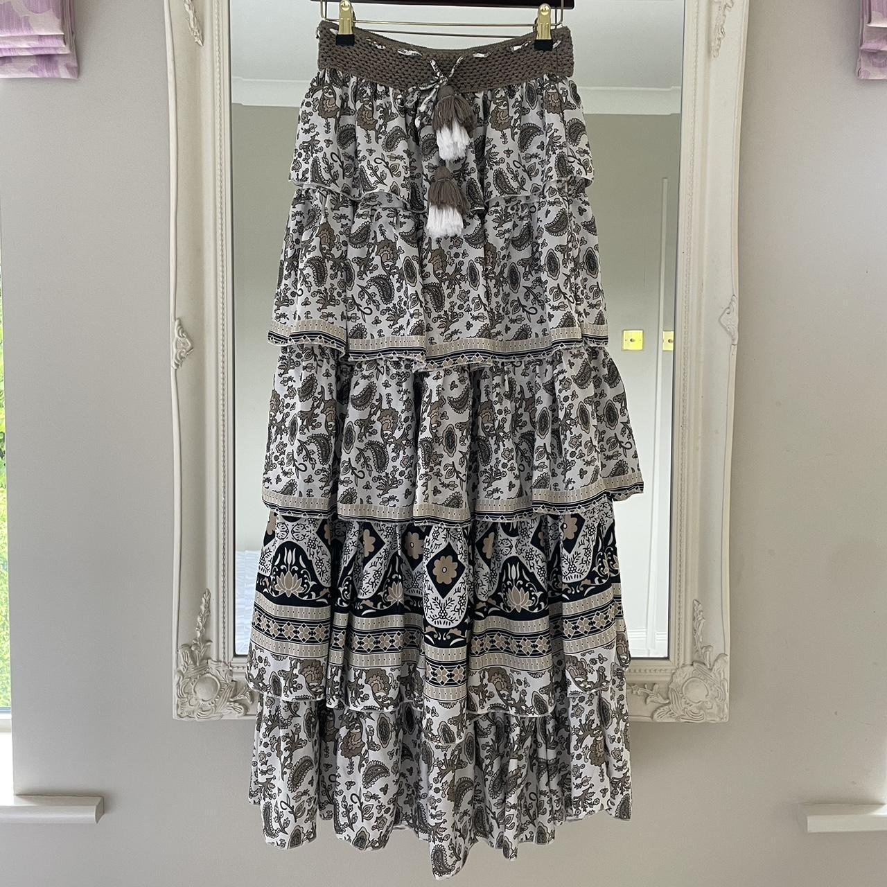 Maxi skirt bought for €100 at a market in Spain,... - Depop