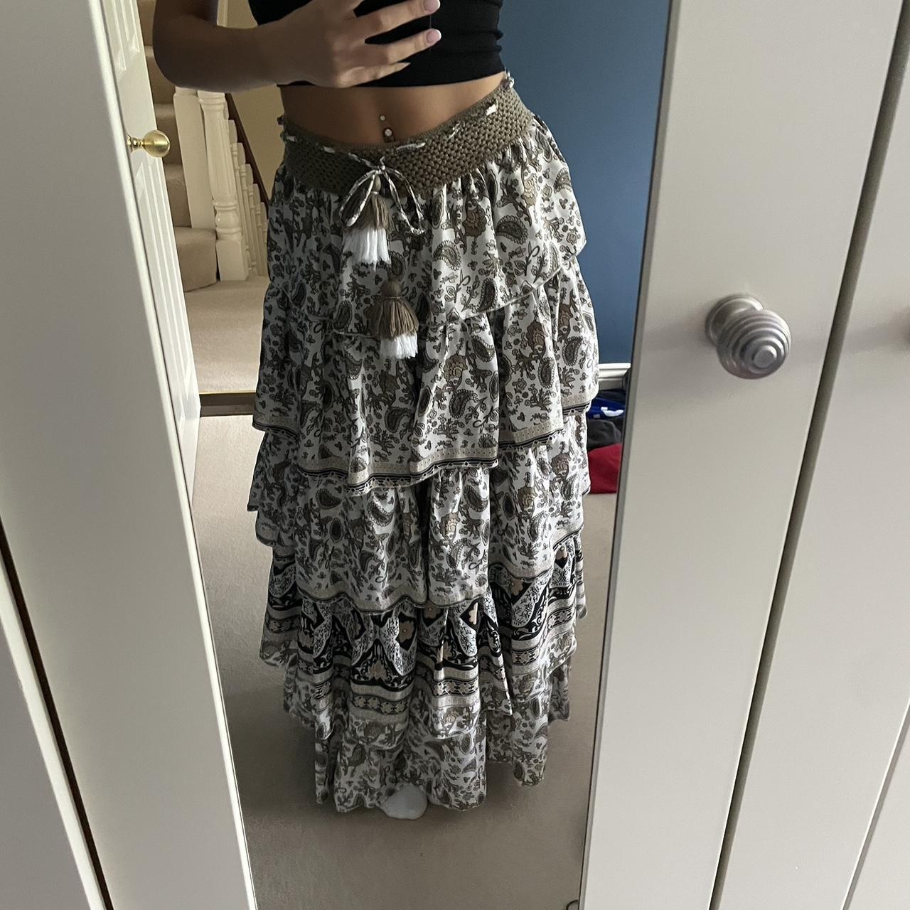 Maxi skirt bought for €100 at a market in Spain,... - Depop
