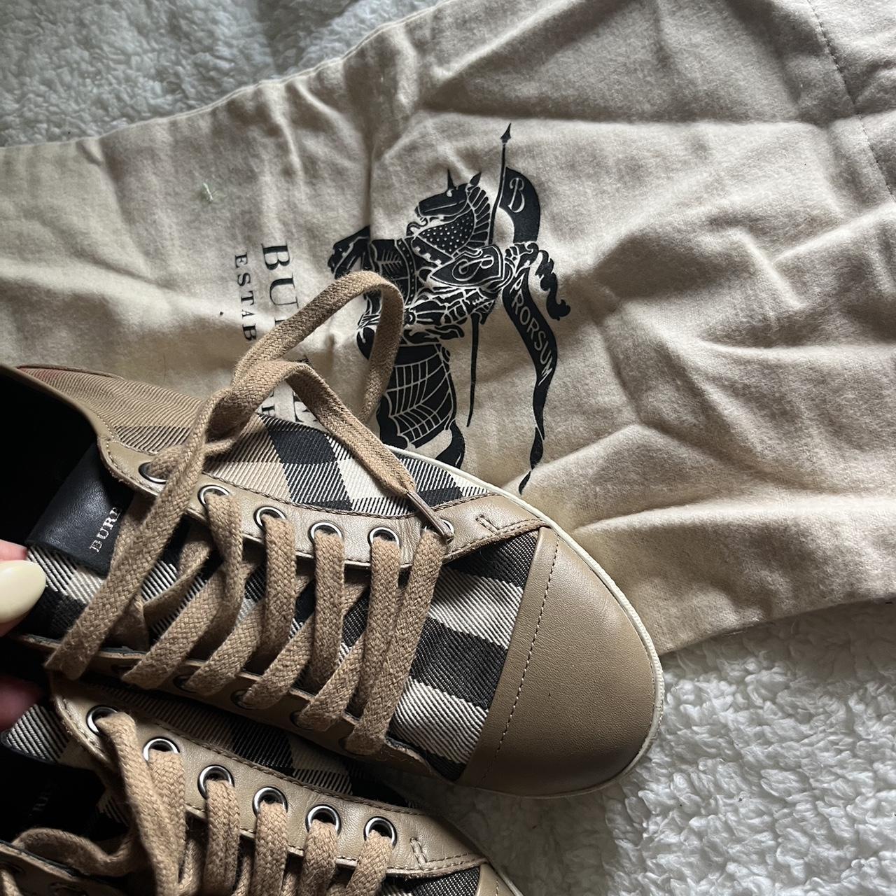 Burberry sneakers women Excellent condition and size 6 Depop