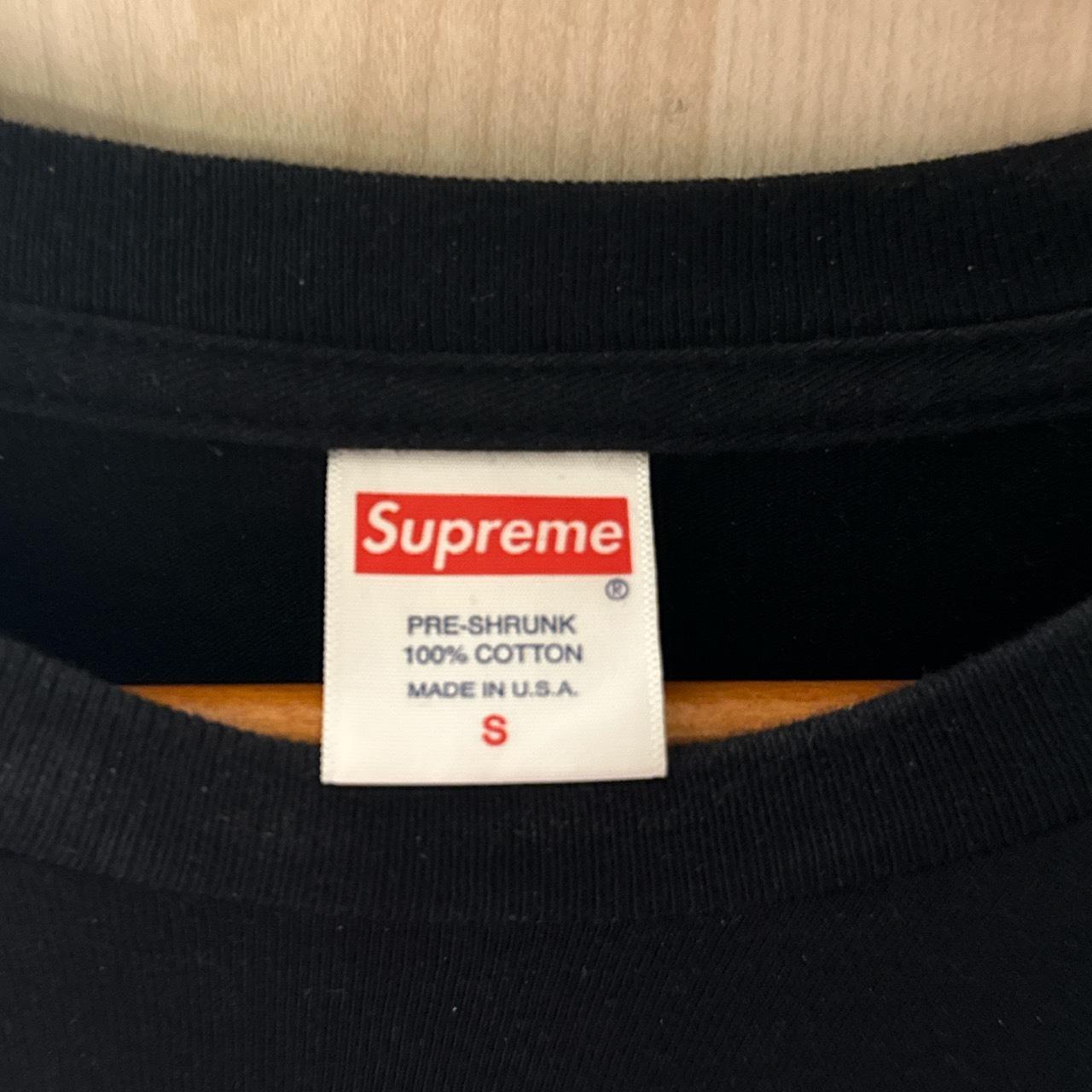 Supreme Box logo long sleeve tee in black Size - Depop