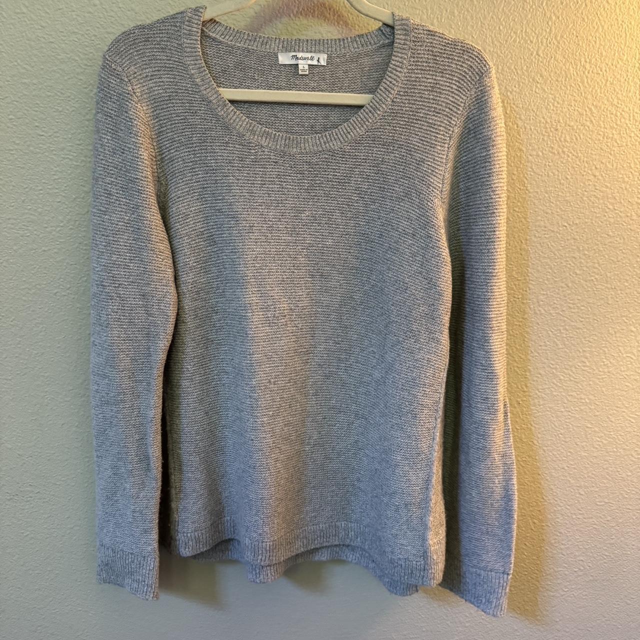 Madewell Women s Riverside Textured Knit Sweater in. Depop