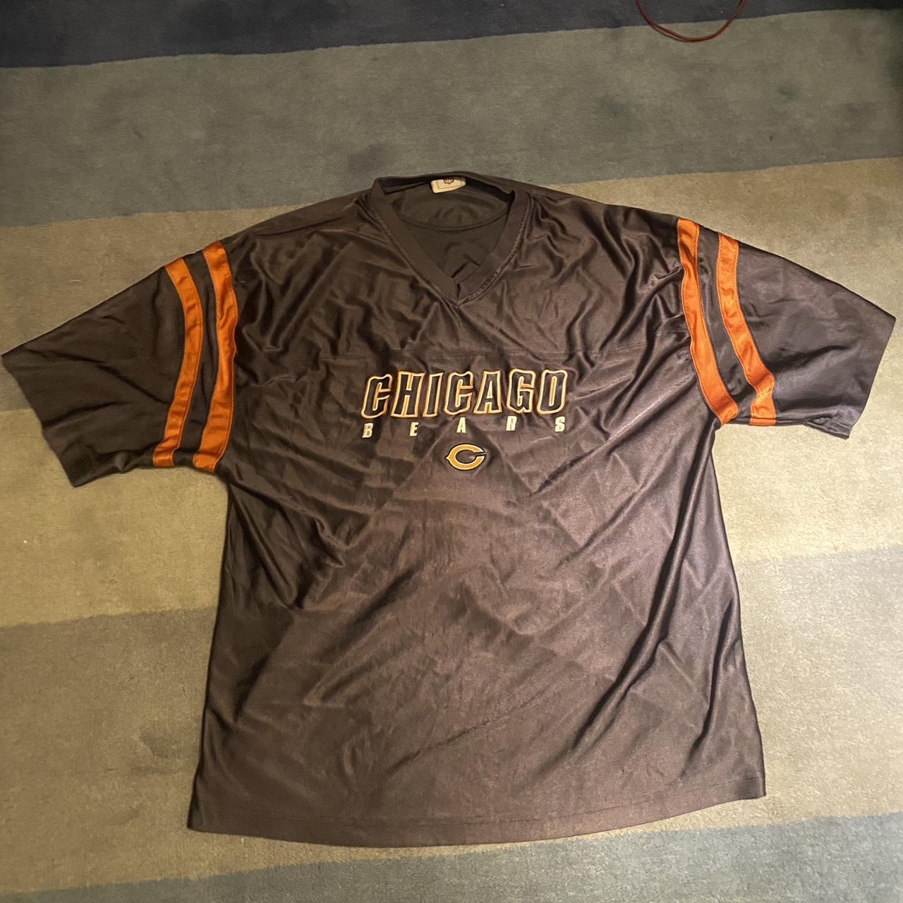 Chicago Bears black and orange jersey Depop