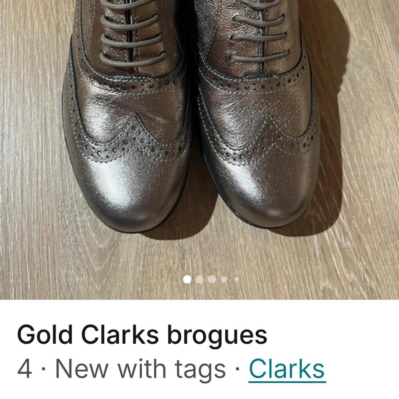 Clark s Gold Brogues