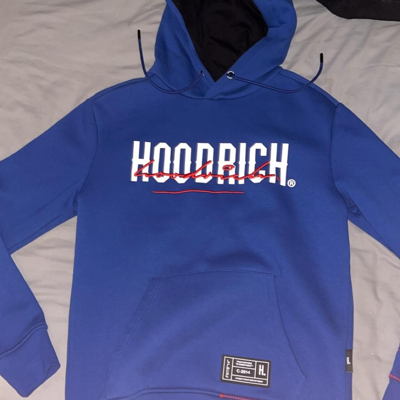 Hoodrich hoodie clothe blue Depop