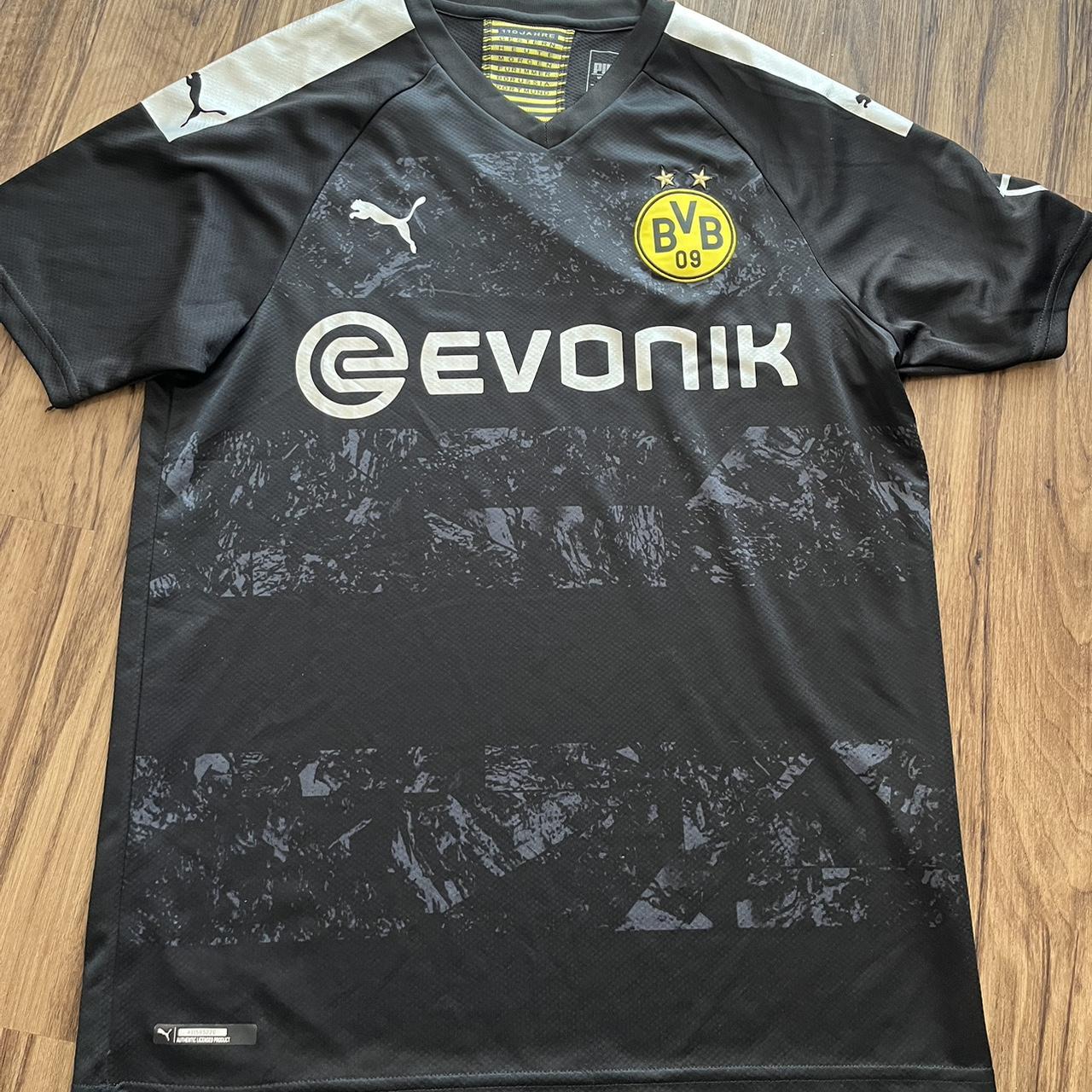 Borussia Dortmund black kit/jersey Depop