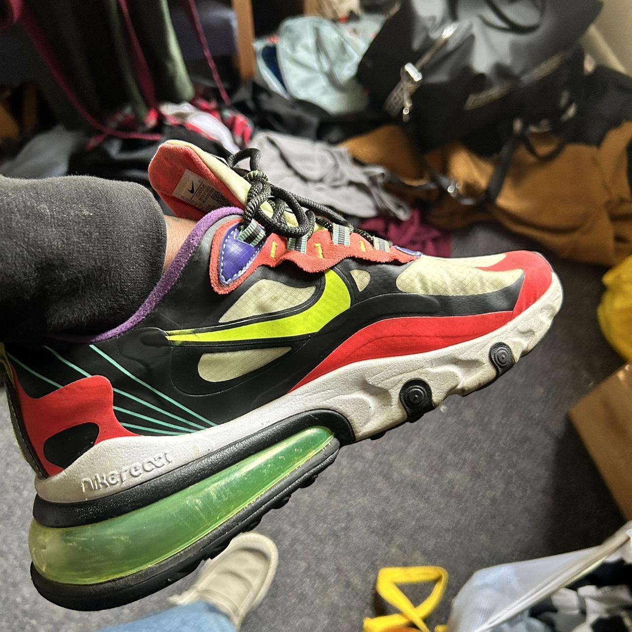 Multi coloured nike trainers best sale