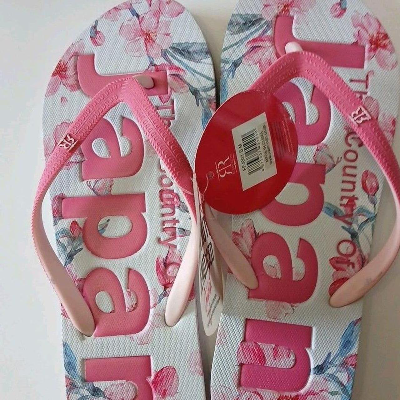 Source Unknown Women's Flip flops - Pink - US 8 –… - image 1